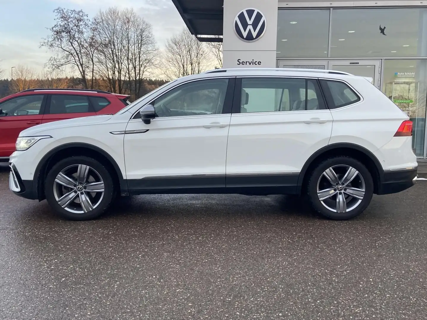 Volkswagen Tiguan Allspace 2.0 TSI DSG 4-MOTION Elegance AH Weiß - 2