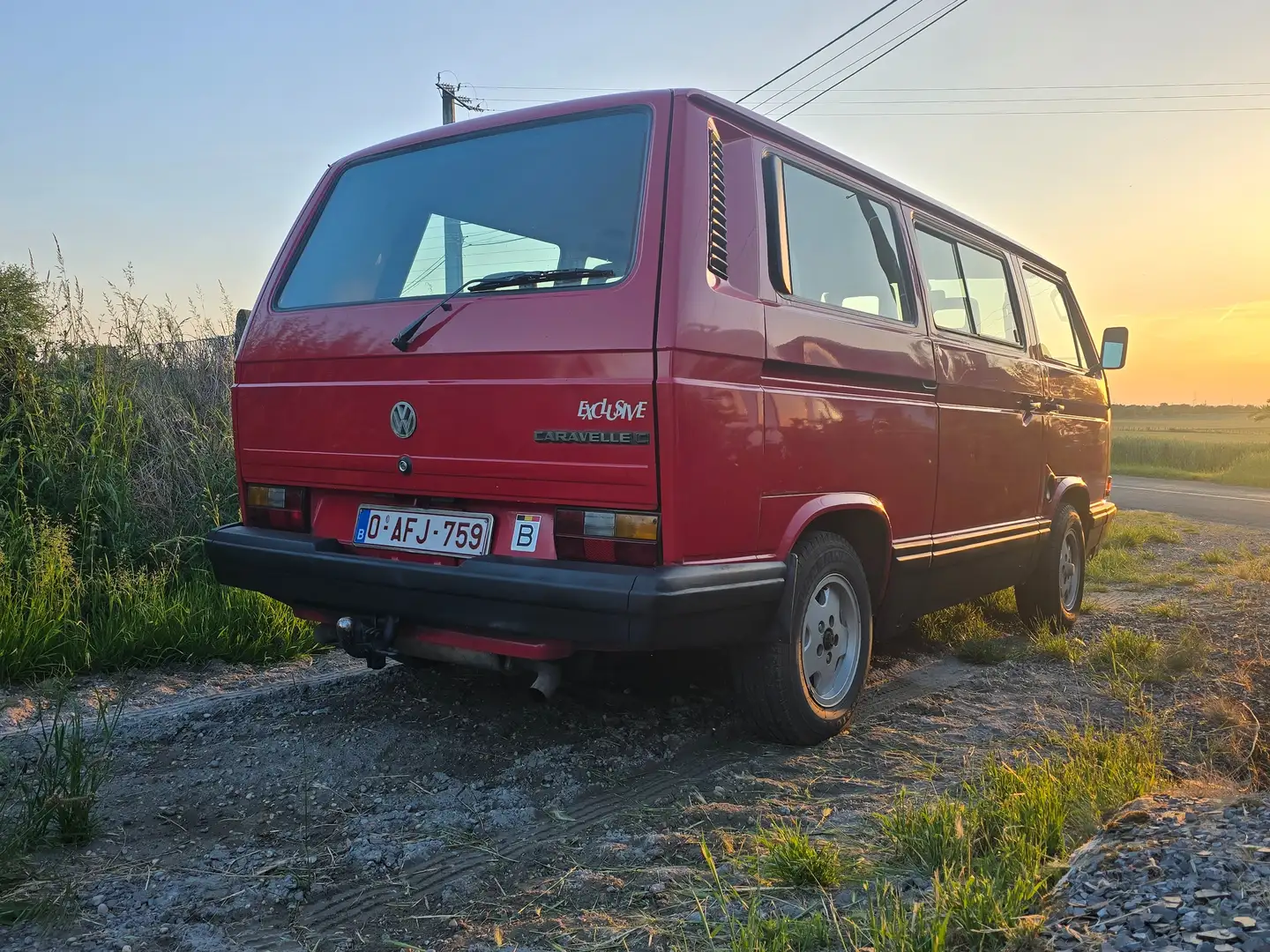 Volkswagen T3 Caravelle Rouge - 2
