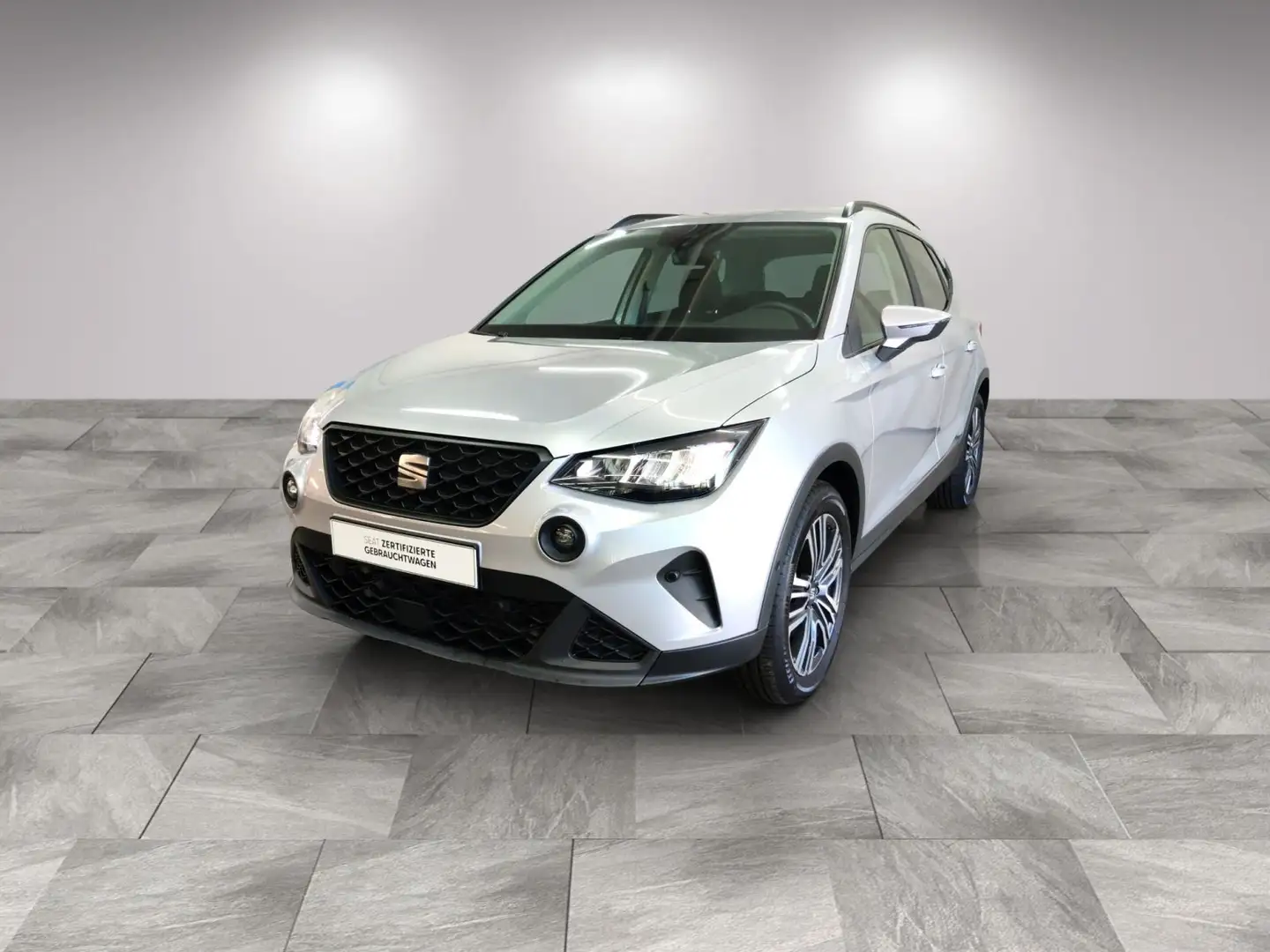 SEAT Arona Style 1.0 TSI LED/virtC/FAP:M/Nav/RFK Silber - 2