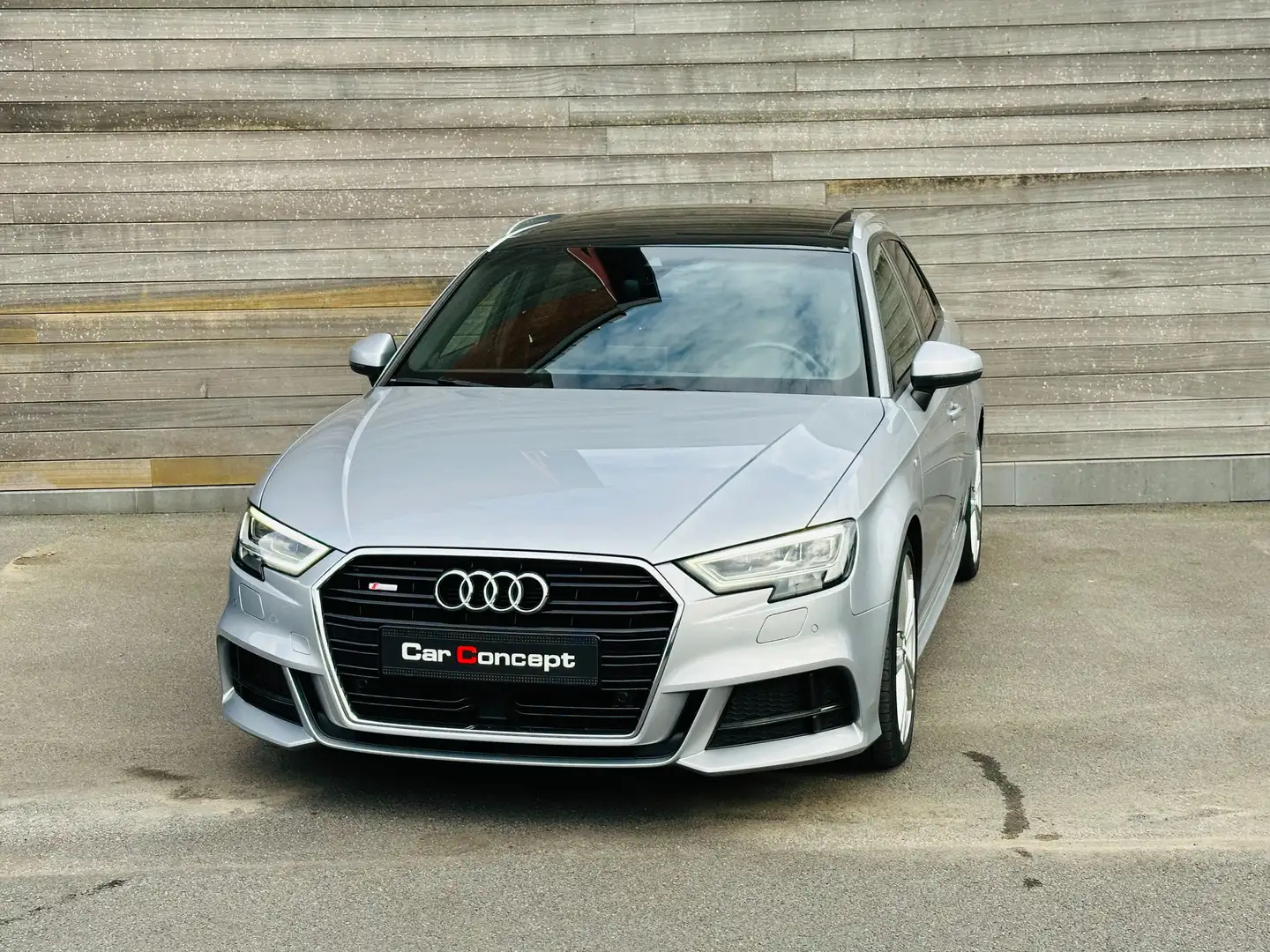 Audi A3 SPORTBACK S-LINE**LEDER**PANO**B&O**VIRTUAL**TOP!! Argent - 1