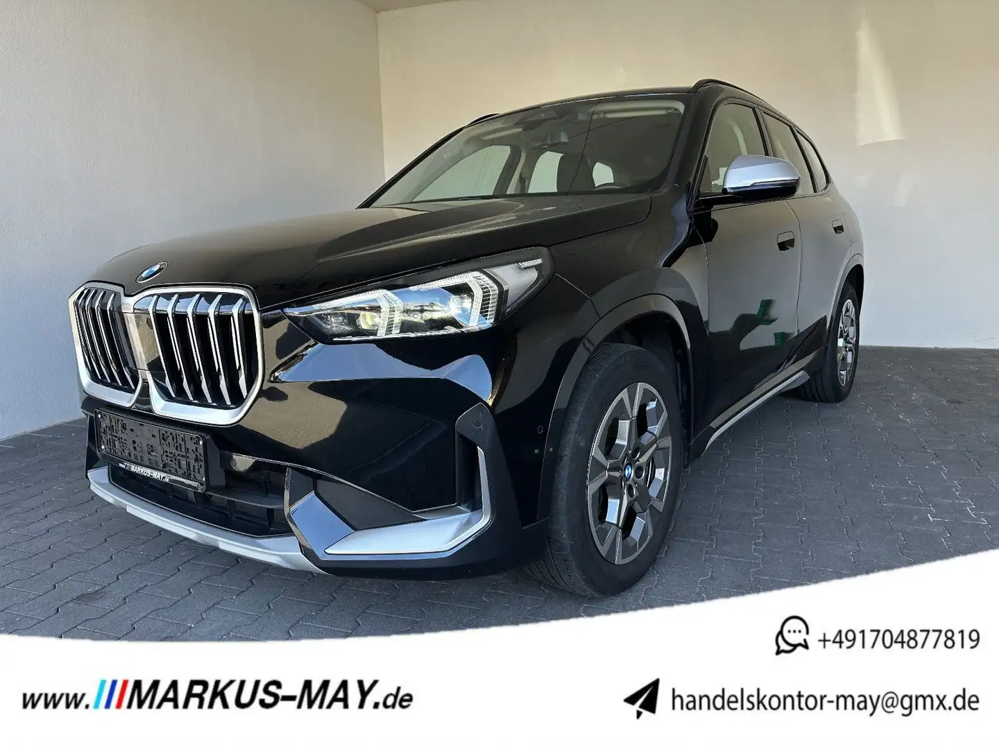 BMW X1 sDrive 18d xLine U11 AHK adaptLED el.Sitz DAB Zwart - 1