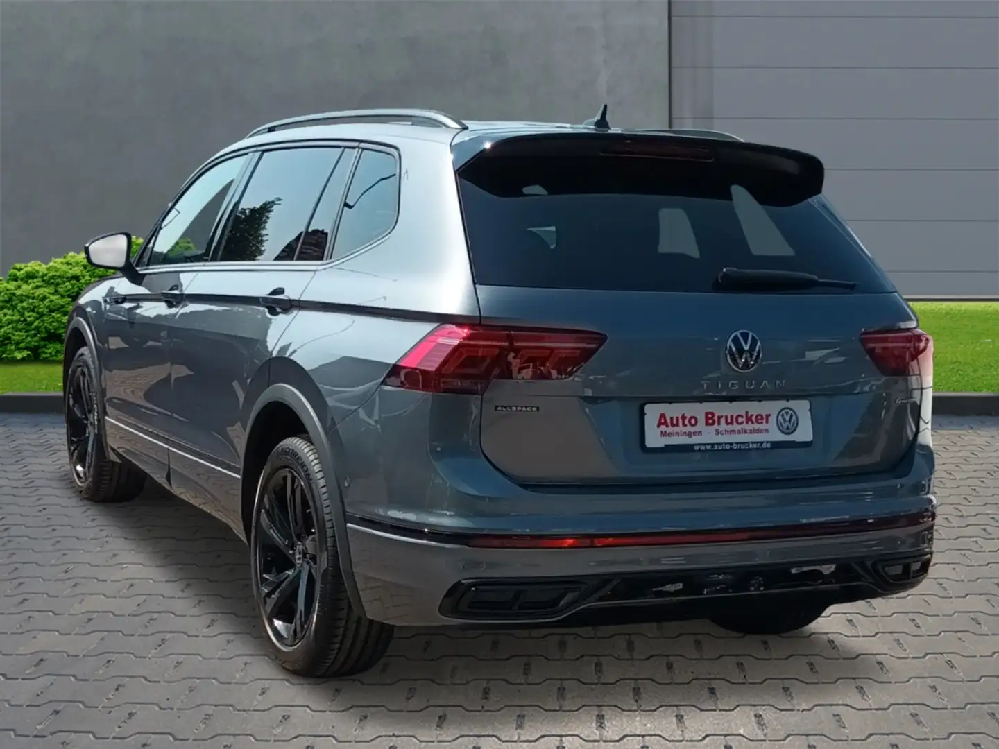 Volkswagen Tiguan Allspace R-Line 4Motion 2.0 TDI+Anhängerkupplung+Rückfahrka Grigio - 2