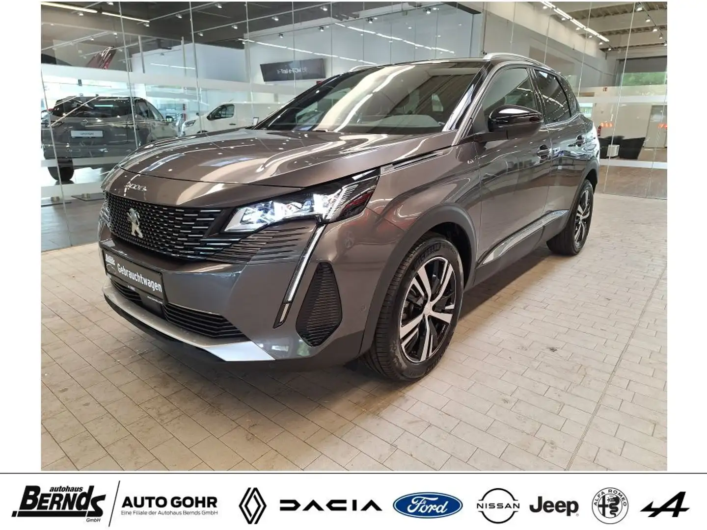 Peugeot 3008 PureTech 130 Stop & Start GPF EAT8 GT NAVIGATION Gris - 1