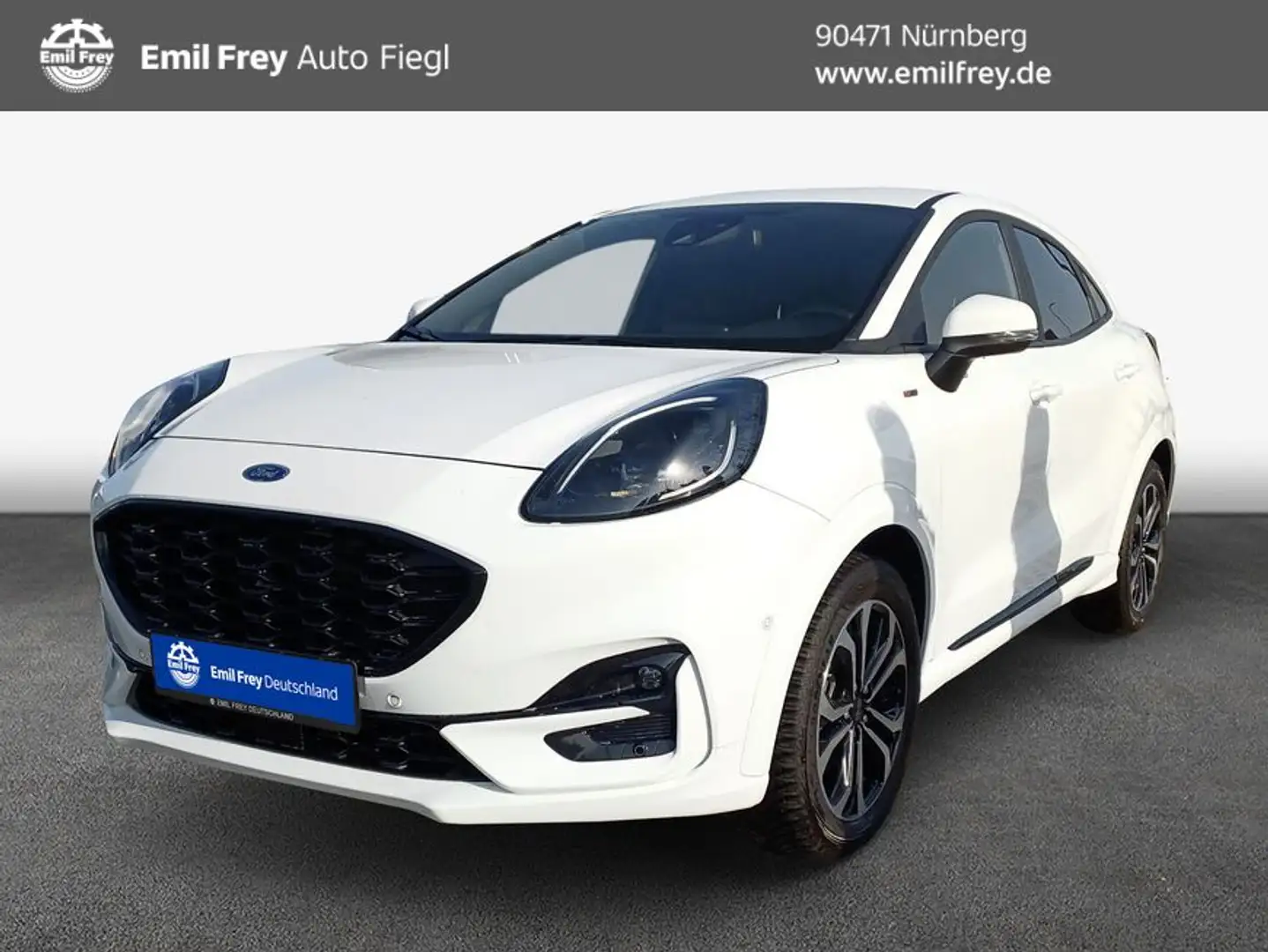 Ford Puma 1.0 EcoBoost Hybrid ST-LINE Weiß - 1