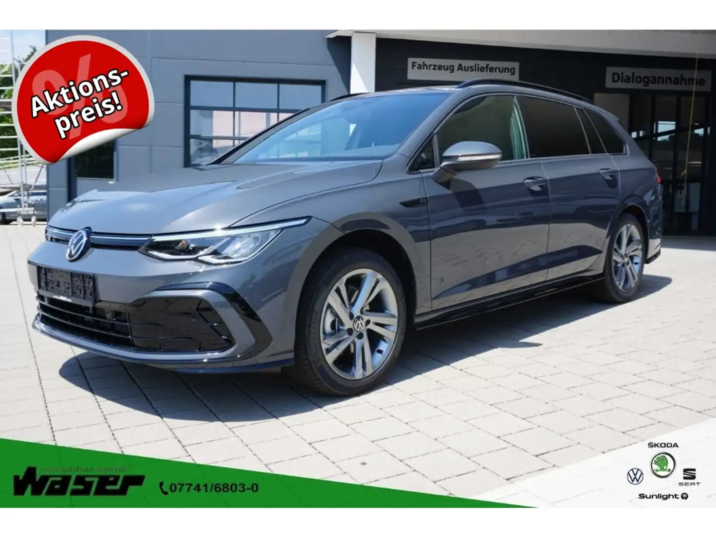 Volkswagen Golf Variant VIII 1.5TSI OPF R-Line Navi LED ACC Grau - 1