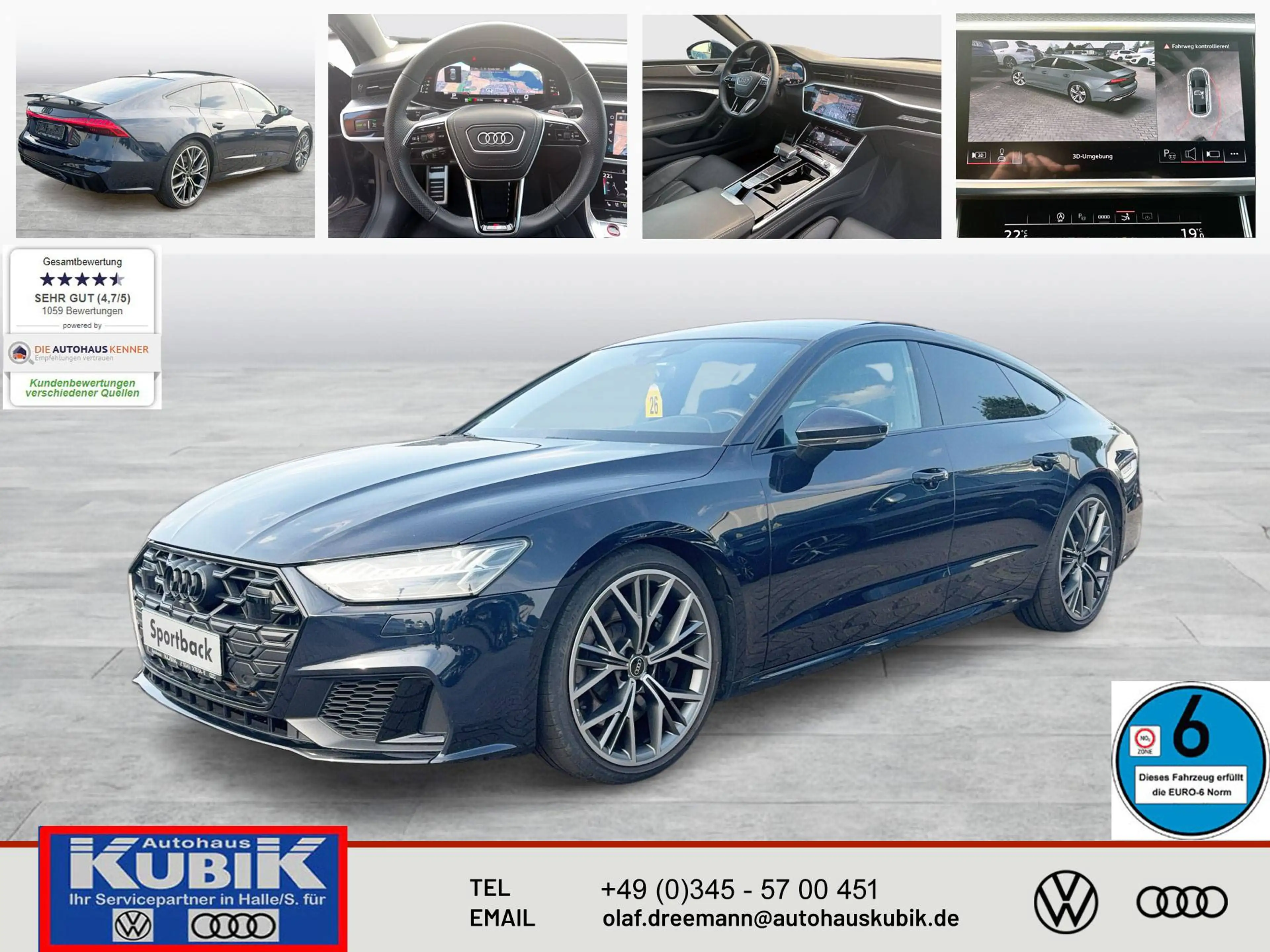 Audi S7 S7 Sportback 3,0 eTDI quattro tiptronic+Allradlenkung+Optik schwarz plus+