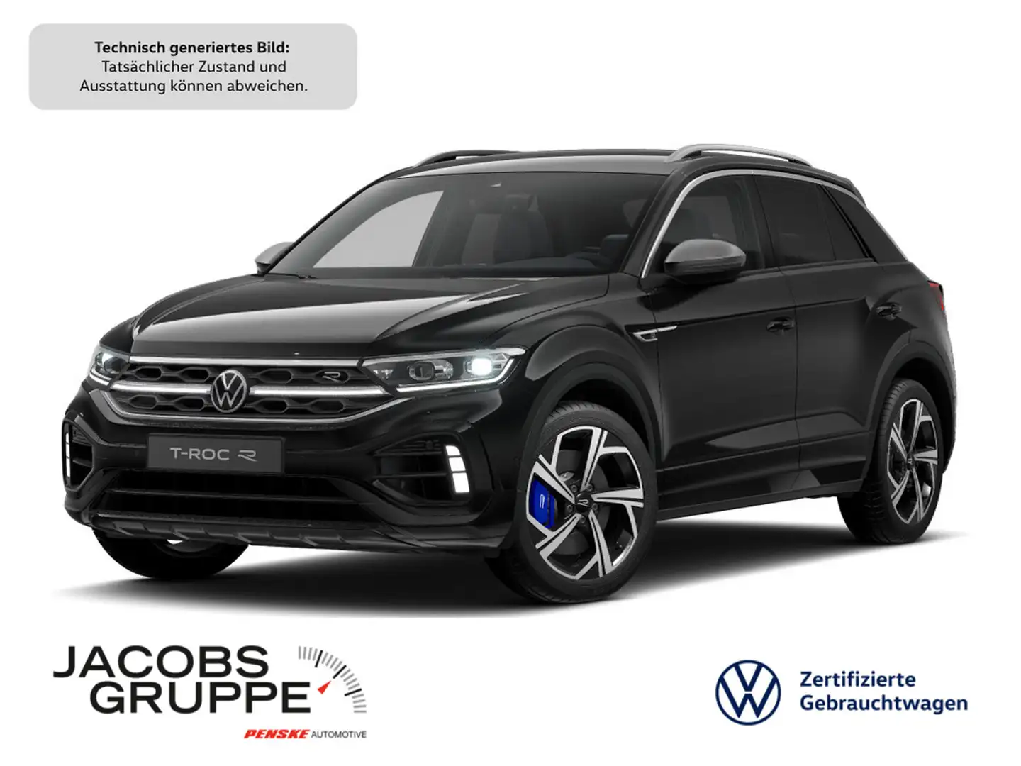 Volkswagen T-Roc 2.0 TSI R DSG Navi*CAM*IQ*SHZ 4Motion Schwarz - 1