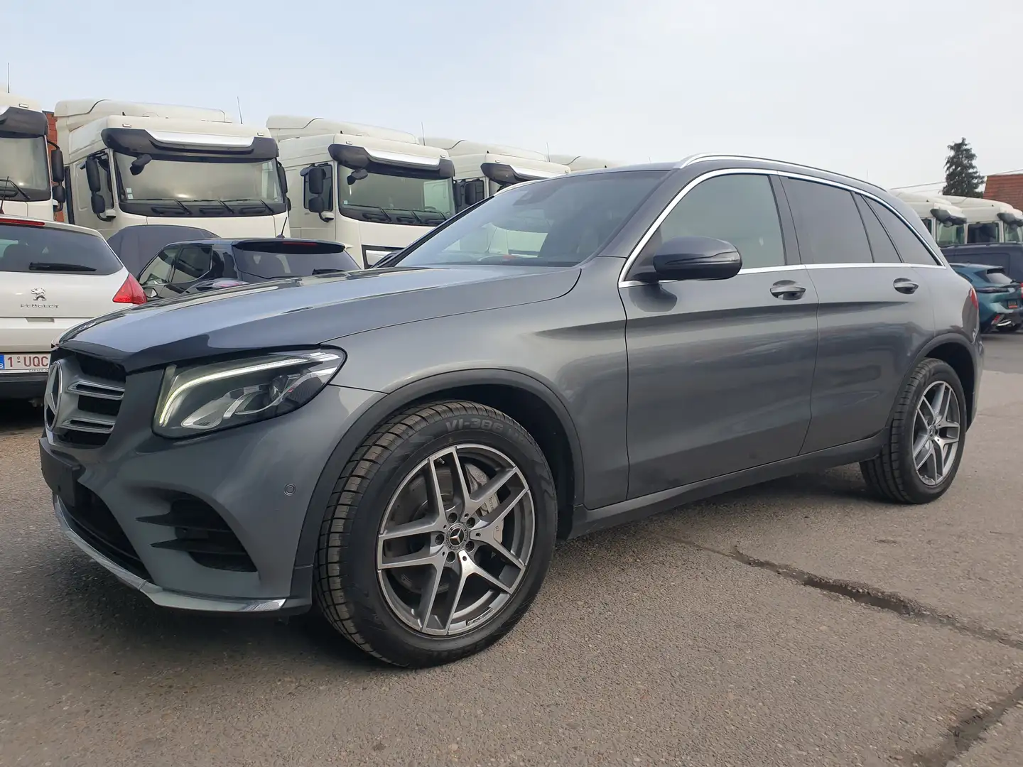 Mercedes-Benz GLC 220 d 4-Matic Business Sol. AMG STYLING *ALED*Panorama Gris - 1