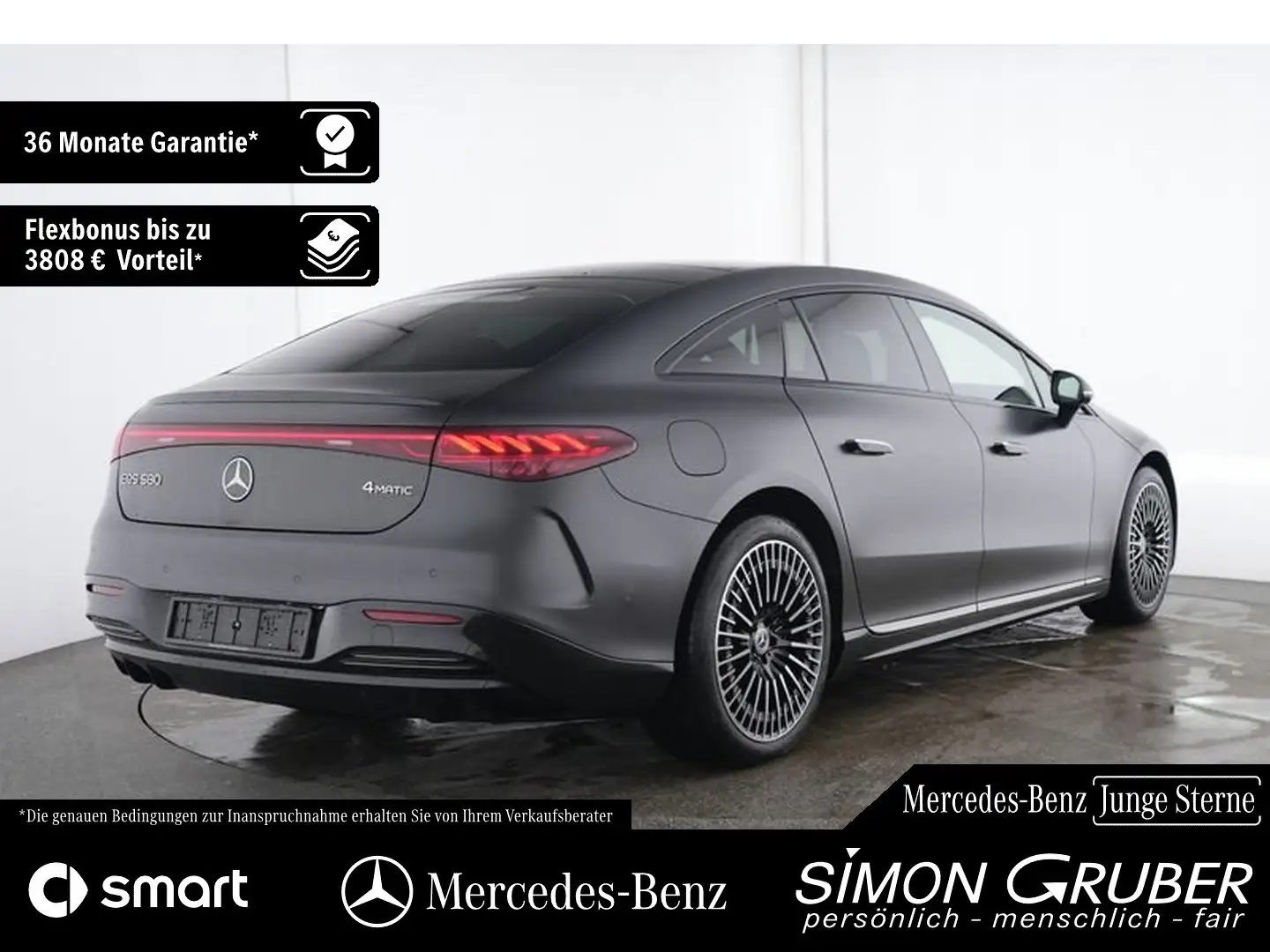 Mercedes-Benz EQS 580 4M AMG Manufaktur magno+ Exklusiv Nappa Grau - 2