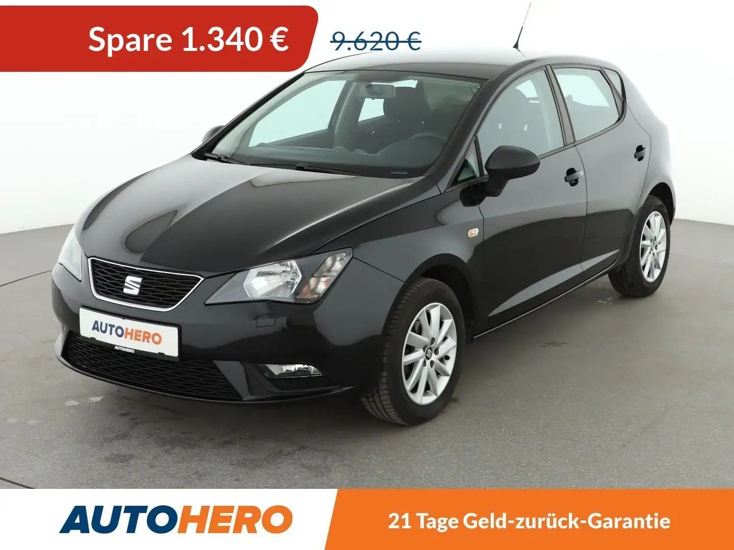 SEAT Ibiza 1.2 TSI Reference *SHZ*ALU*KLIMA* Black - 1