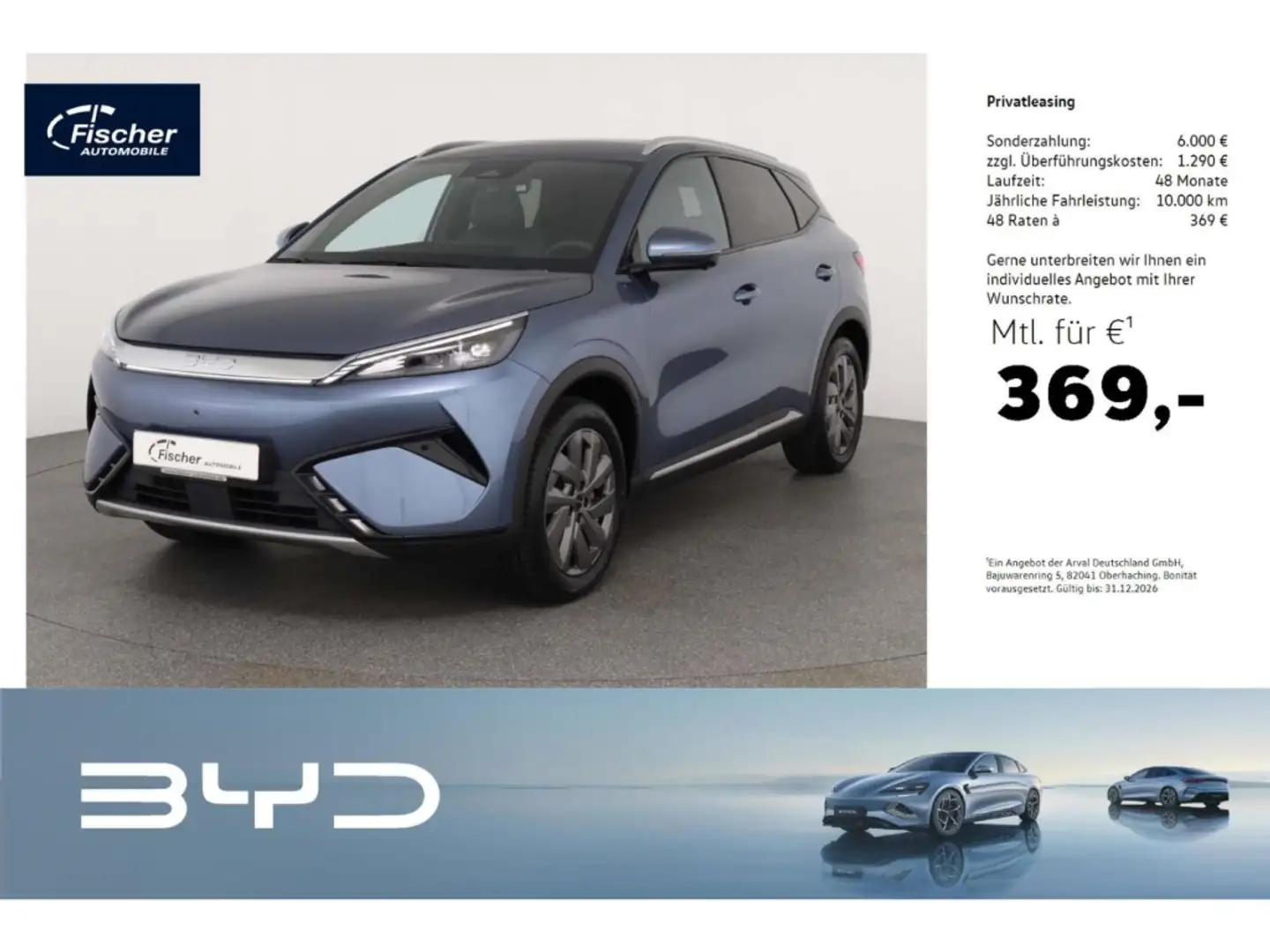 BYD Atto 3 EVO Excellence AWD LP: 52.549,- /PANO/LHZ/ Azul - 1