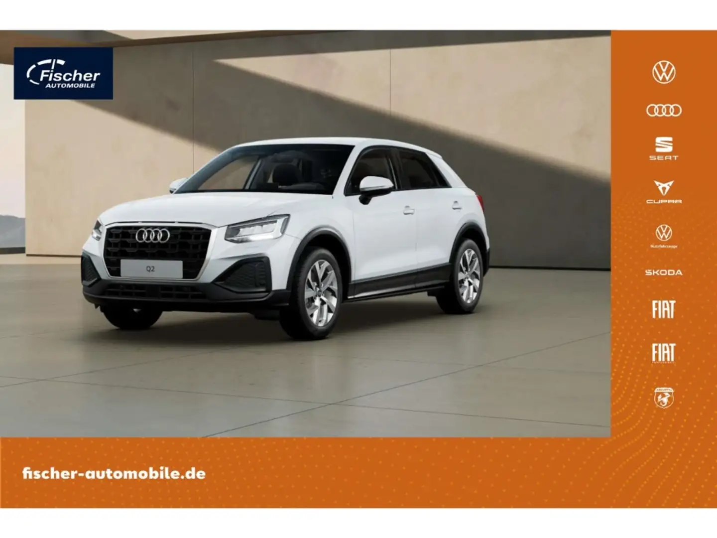 Audi Q2 30 TFSI Weiß - 1