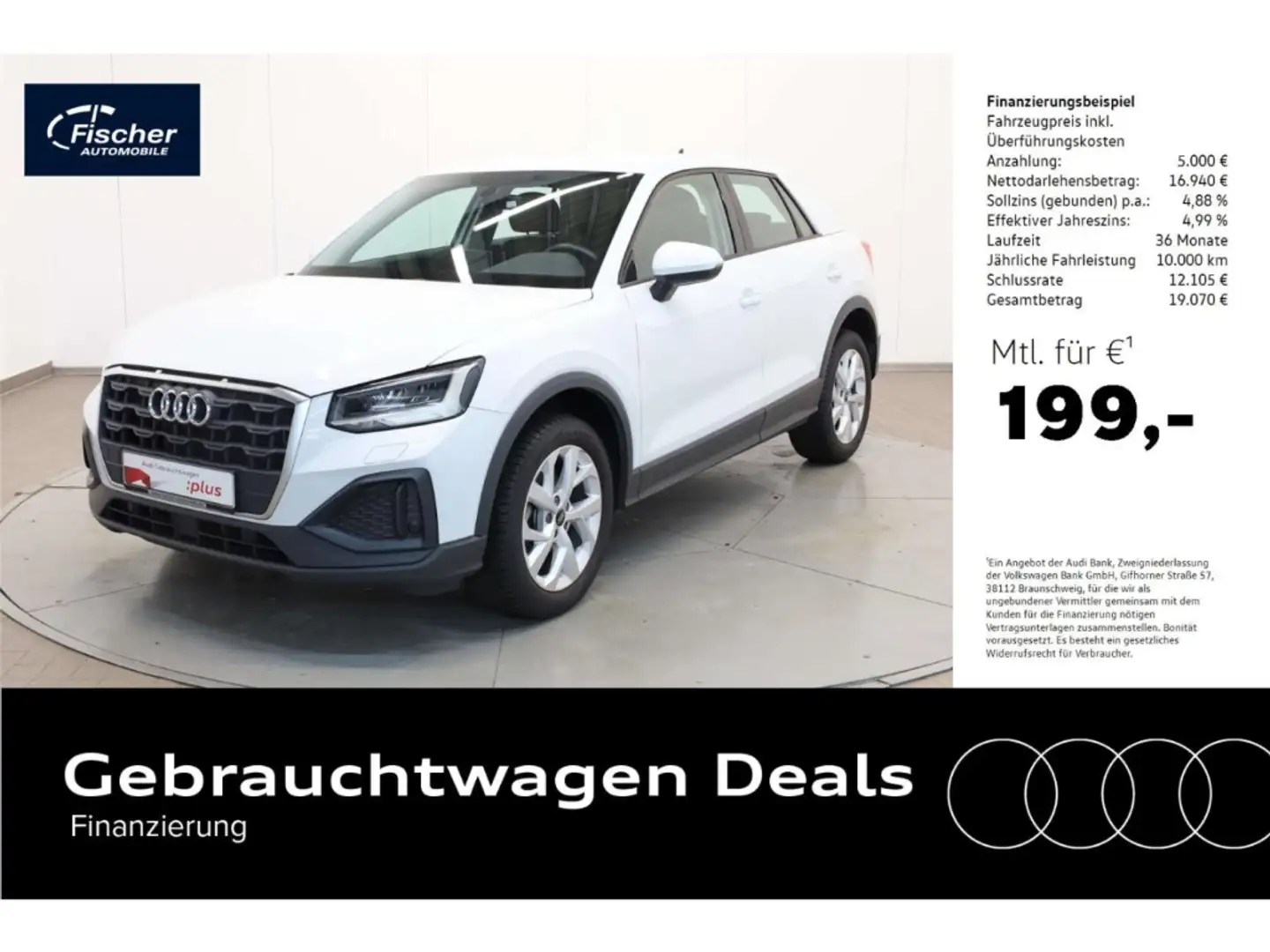 Audi Q2 30 TFSI NAV/RFK/SH/GRA/ele.Heckkl. Beyaz - 1
