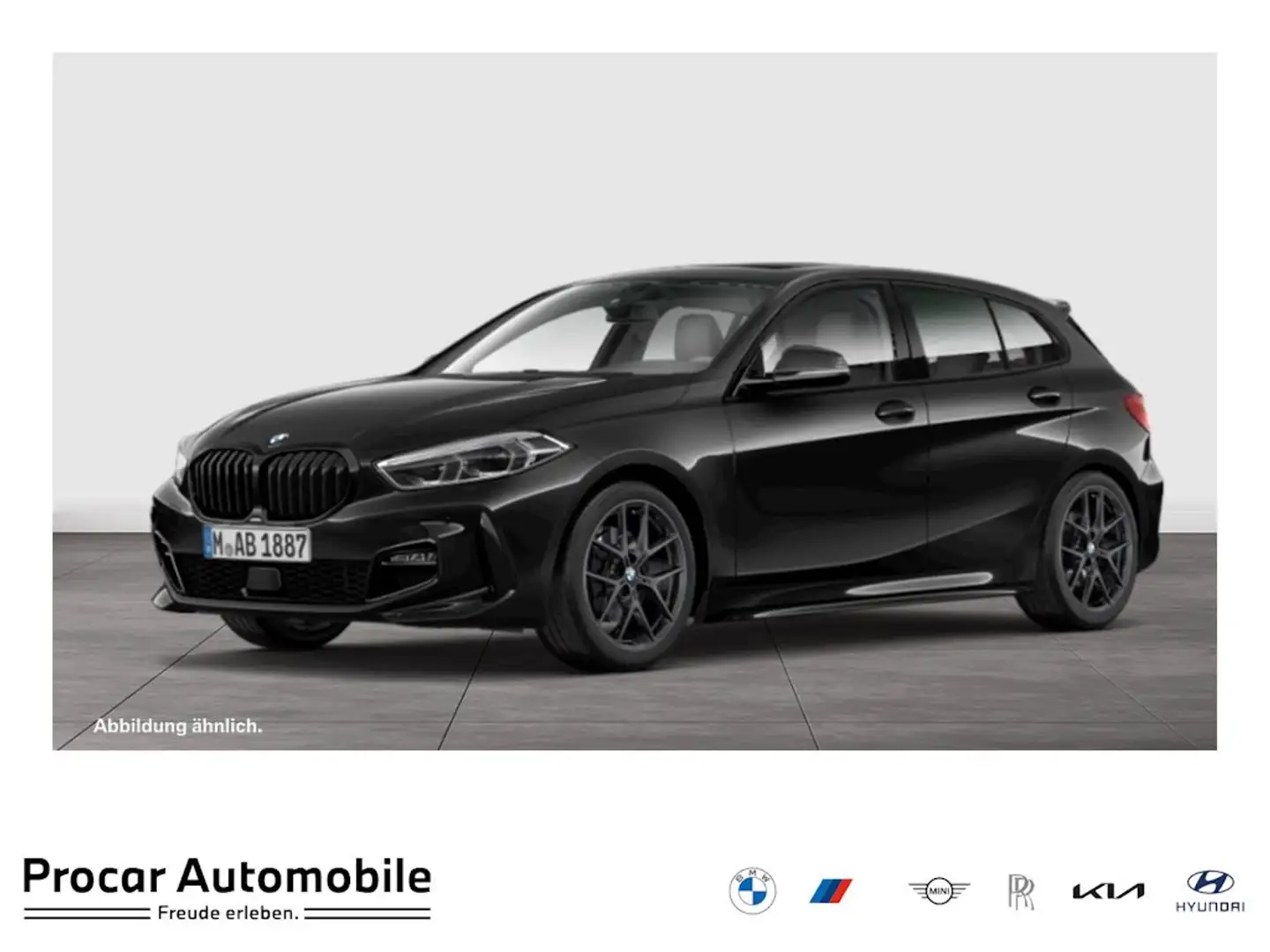 BMW 118 i M Sport PANO RFK NAVI LED Sound Syst. Schwarz - 1