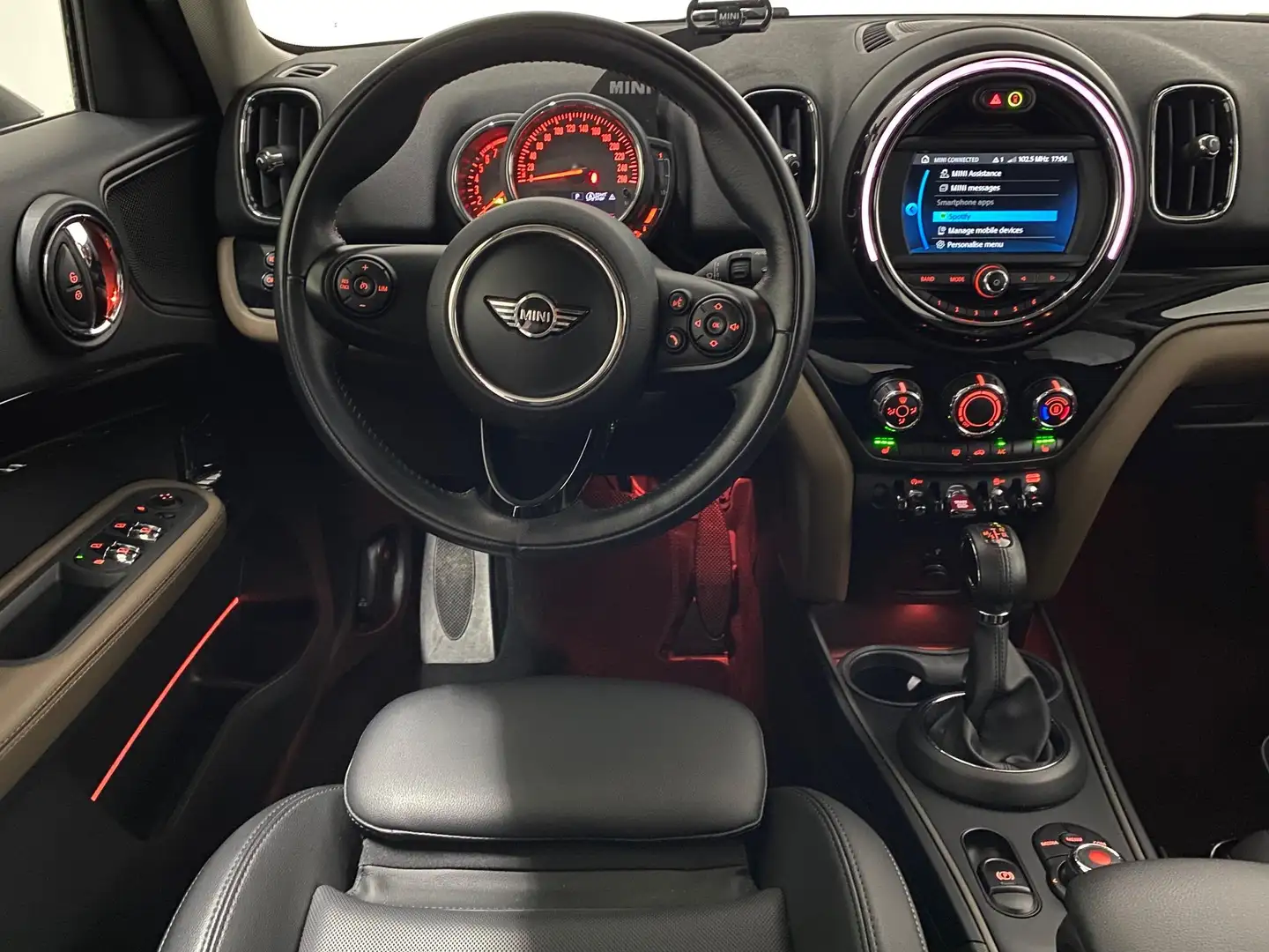 MINI Cooper Countryman 1.5 ALL4 Chili Panodak, Sportstoel in vol leer, Ca Grijs - 2