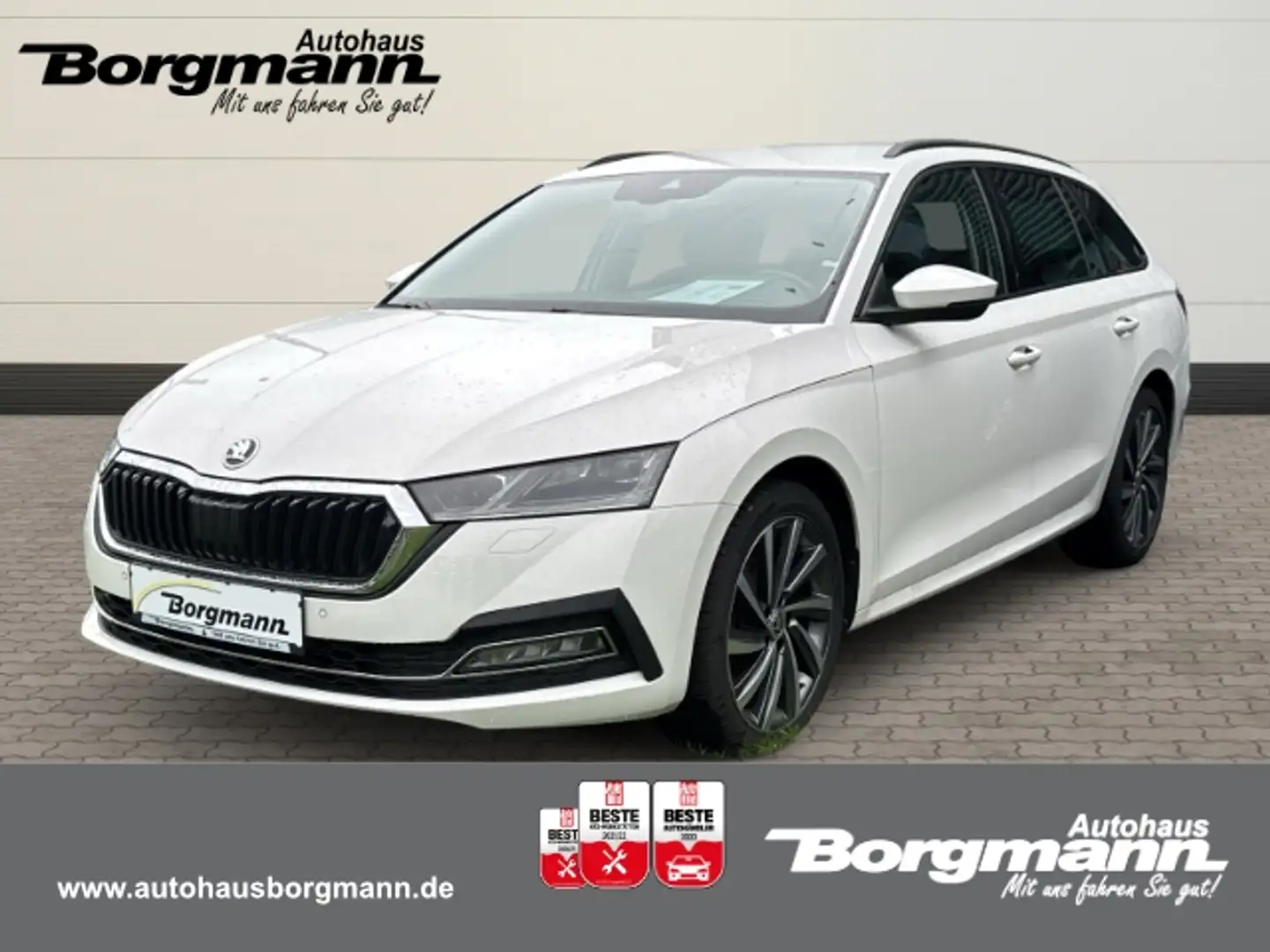 Skoda Octavia Combi Style 2,0 TDI 110 kW 7-Gang-DSG Navi Digital Blanc - 1