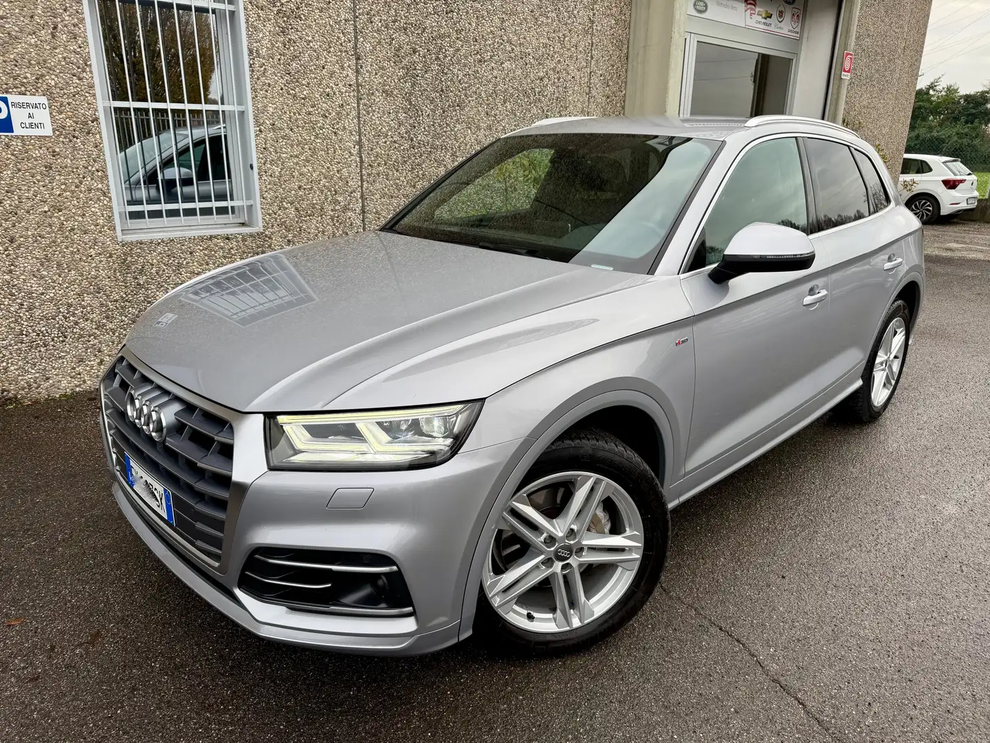 Audi Q5 40 2.0 tdi S line Plus quattro 190cv s-tronic my20 Argento - 2