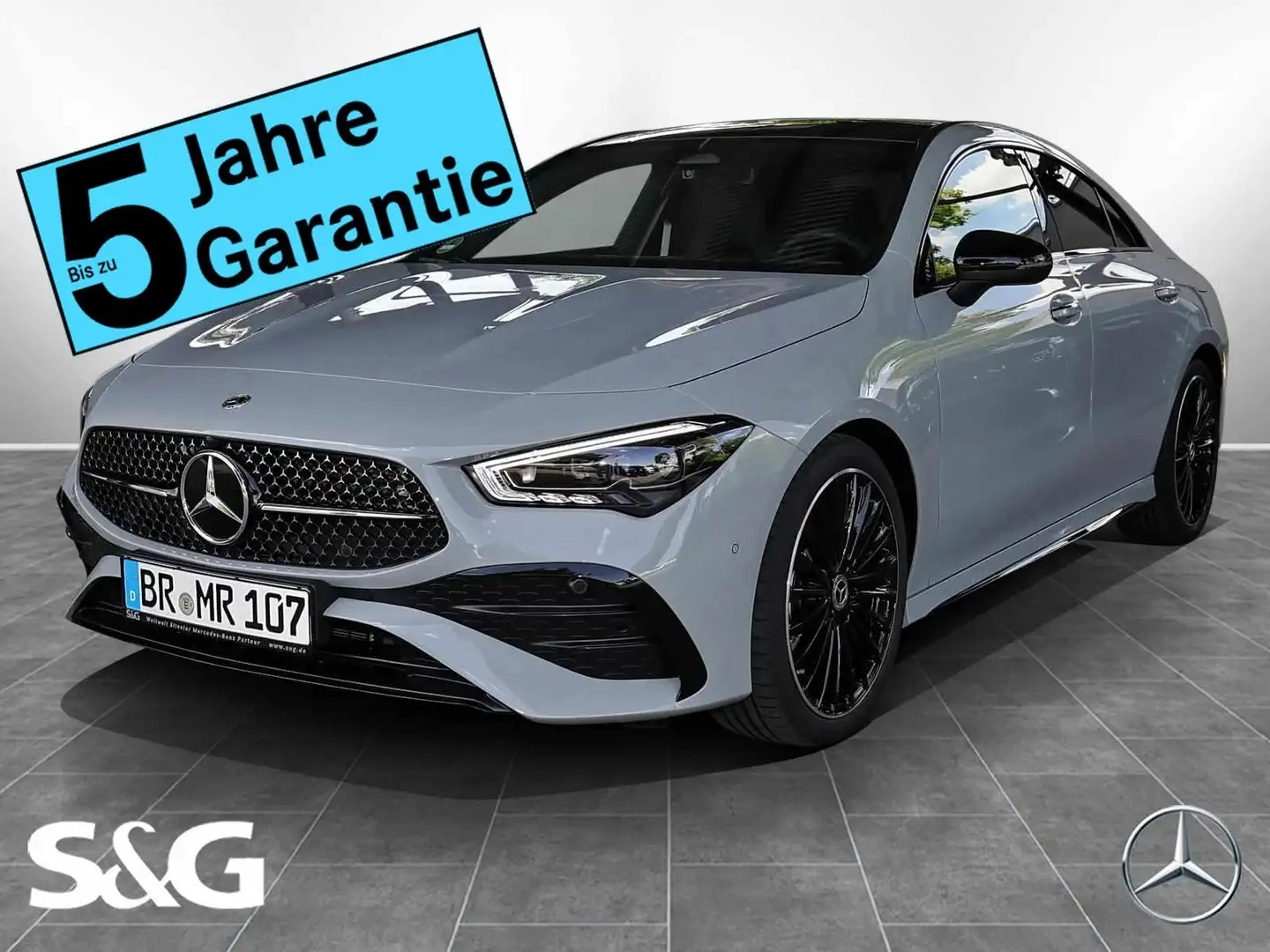 Mercedes-Benz CLA 200 Coupé AMG MBUX+RüKam+M-LED+Pano+Distron Grau - 1