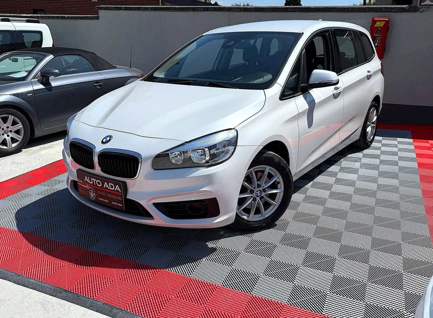 BMW 216 Gran Tourer dA--AIRCO--GPS--GARANTIE 12 MOIS-- Blanc - 2