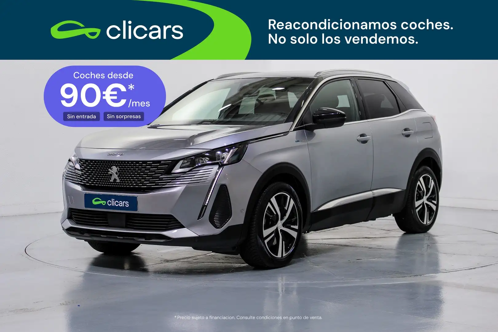 Peugeot 3008 HYB PHEV 300 GT AWD e-EAT8 Gris - 1