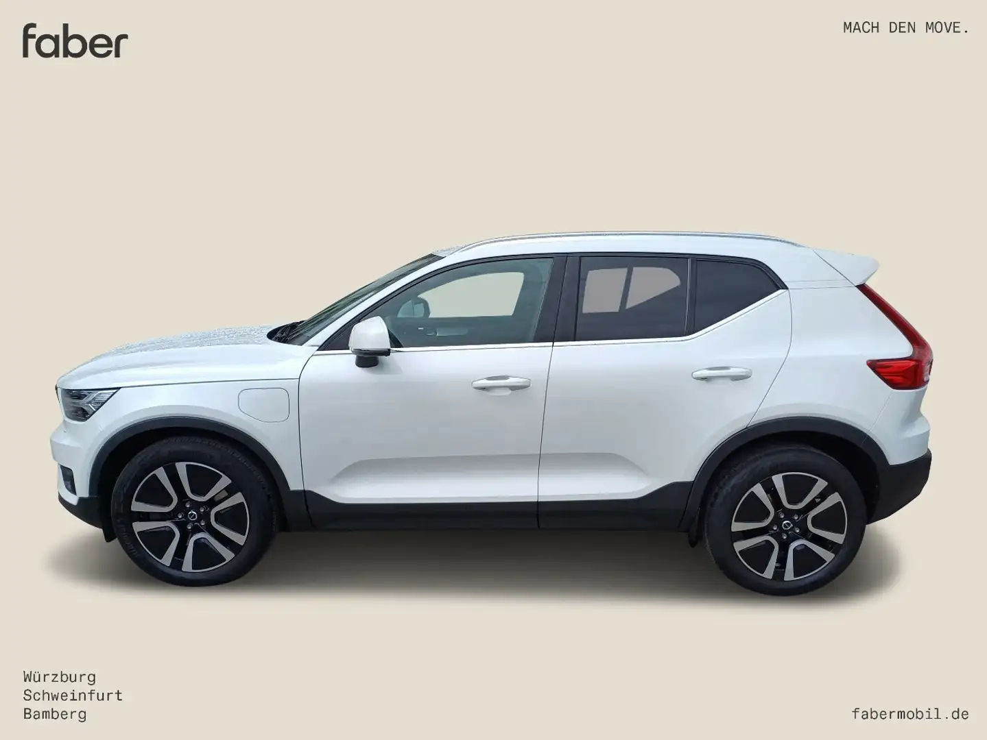 Volvo XC40 T4 Inscription Expression Recharge Blanc - 1