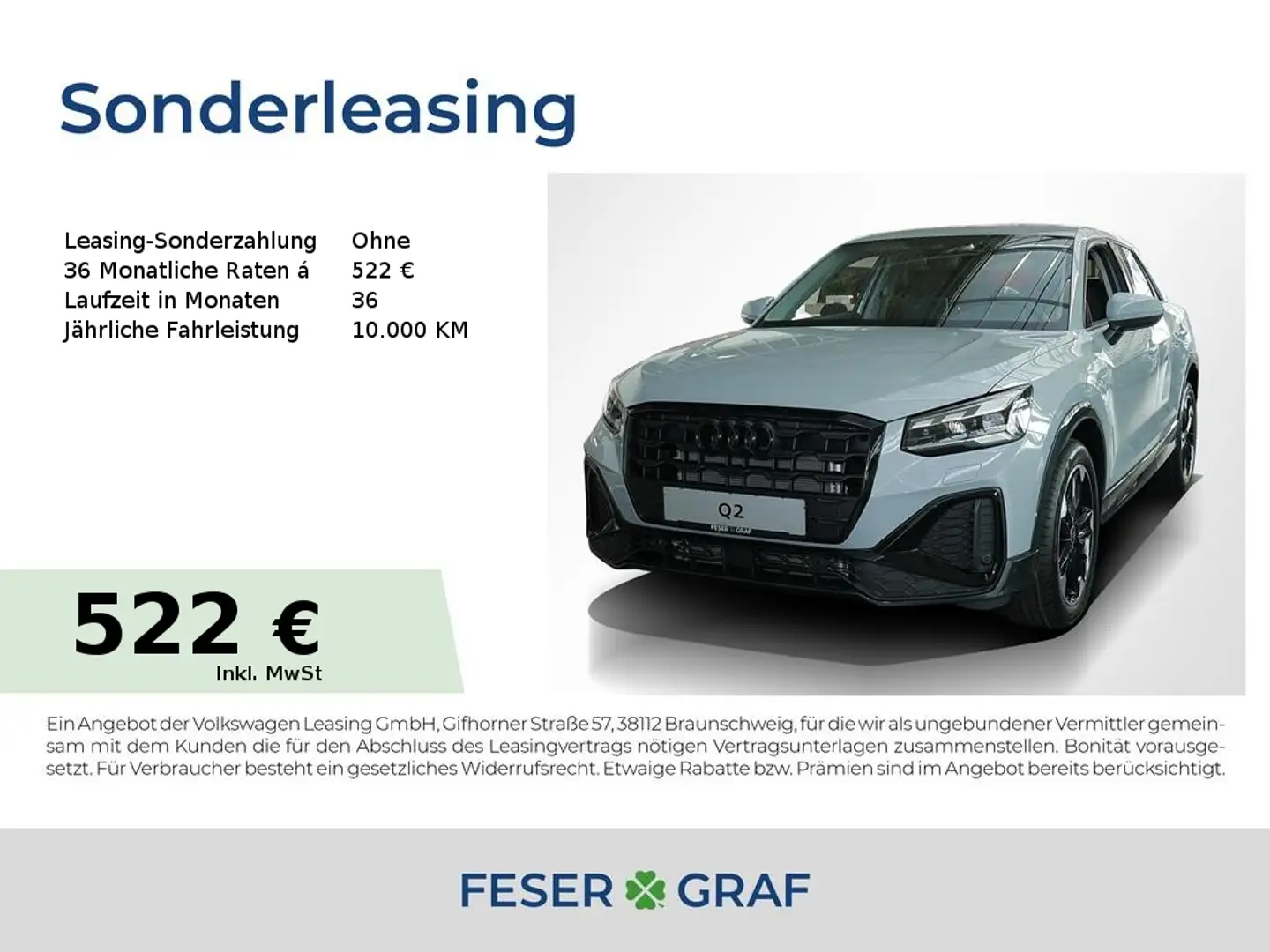 Audi Q2 S line 35 TFSI 110(150) kW(PS) S tronic Grau - 1