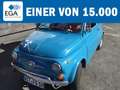 Fiat 500 Faltdach Blau - thumbnail 2