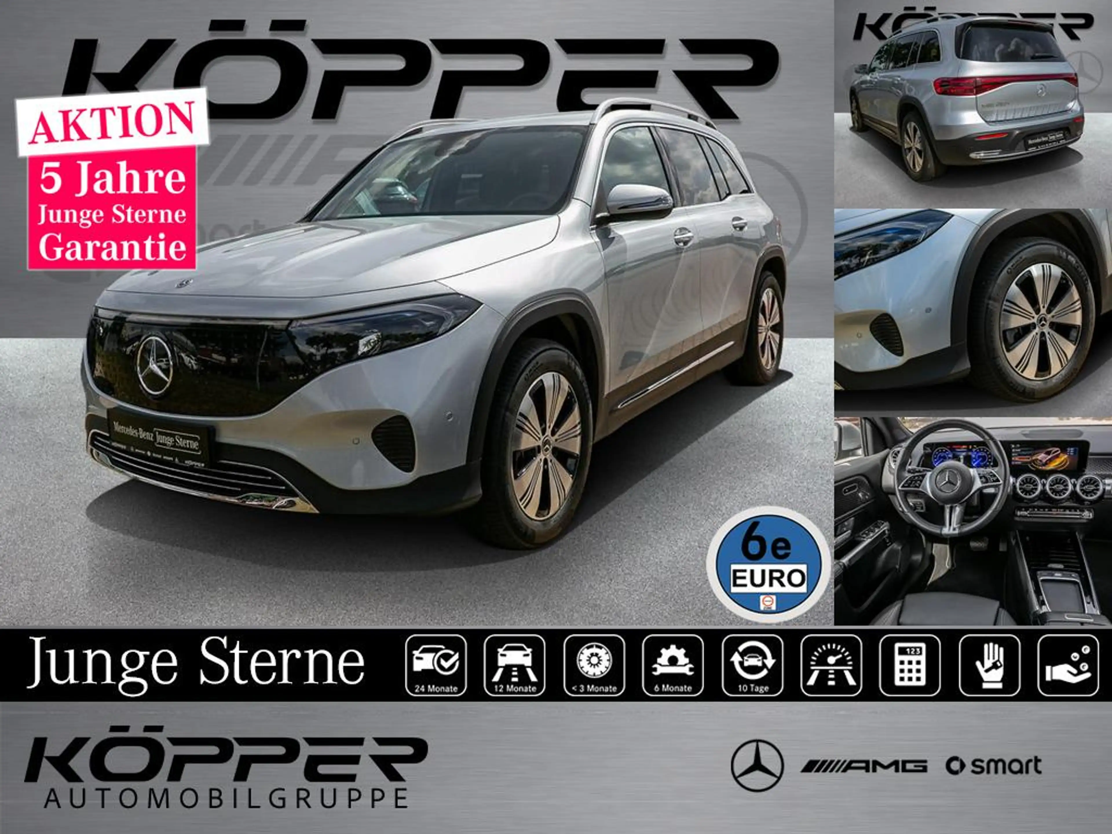 Mercedes-Benz EQB 250 + Progr. Advanced WD Glas getönt Sitz-+Lenkradh