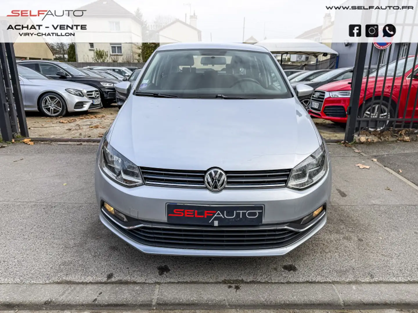 Volkswagen Polo 1.2 TSI 90CH BLUEMOTION TECHNOLOGY CONFORTLINE 5P Gris - 2