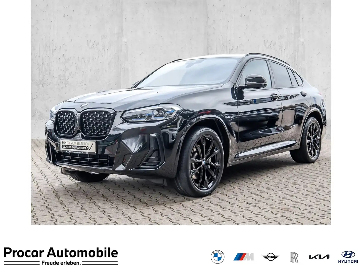 BMW X4 xDrive30d M Sport PANO RFK NAVI LED Laser LM Schwarz - 1