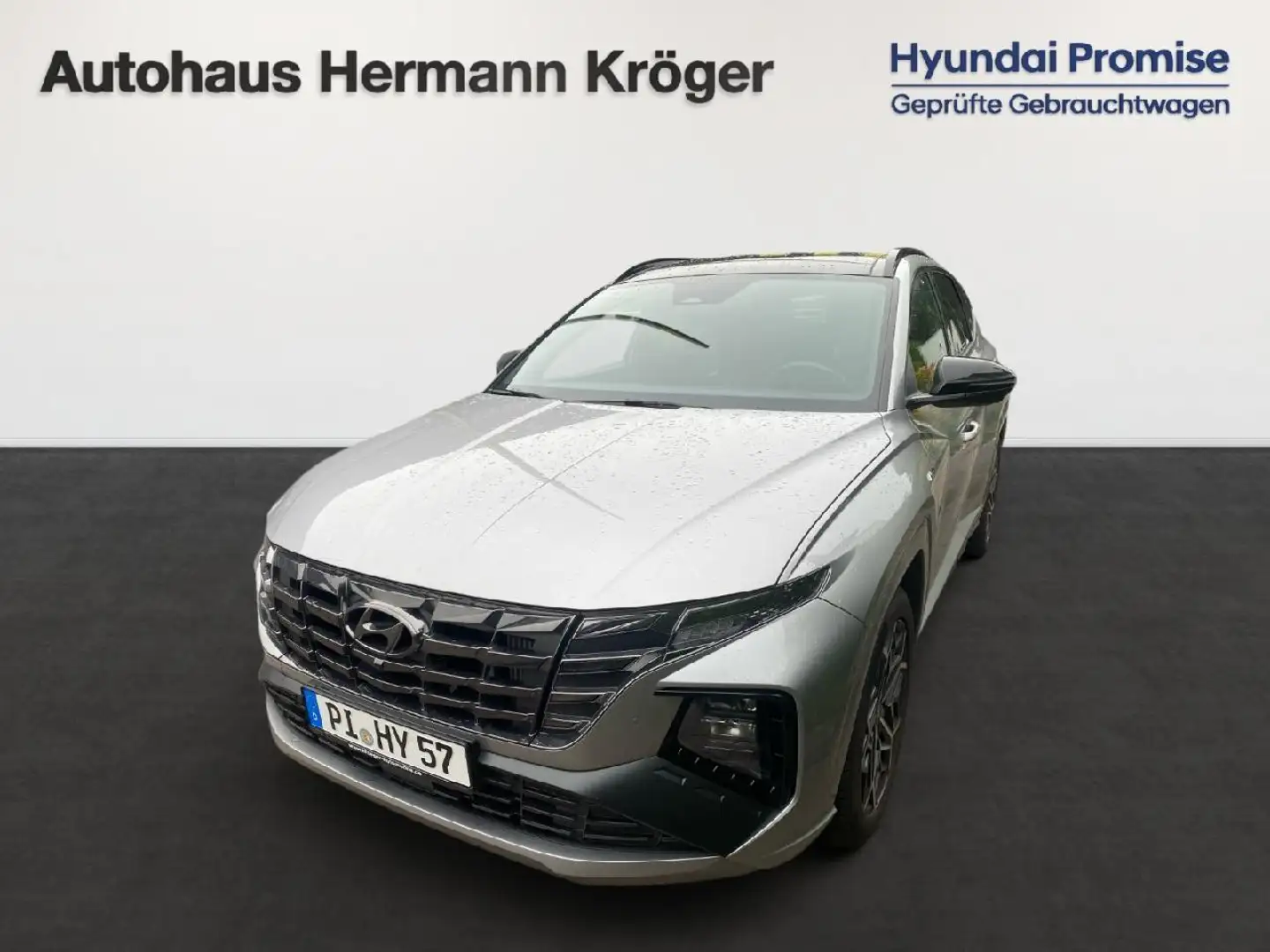Hyundai TUCSON N Line Mild-Hybrid 4WD PanoramaD./Assistenz-Paket Silber - 2
