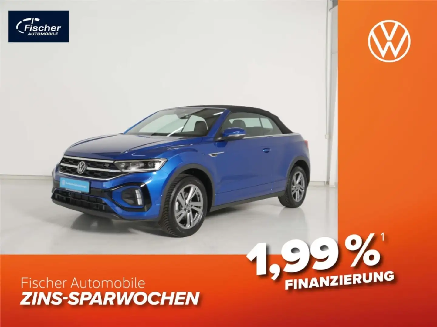 Volkswagen T-Roc Cabriolet 1.5 TSI R-Line Blau - 1
