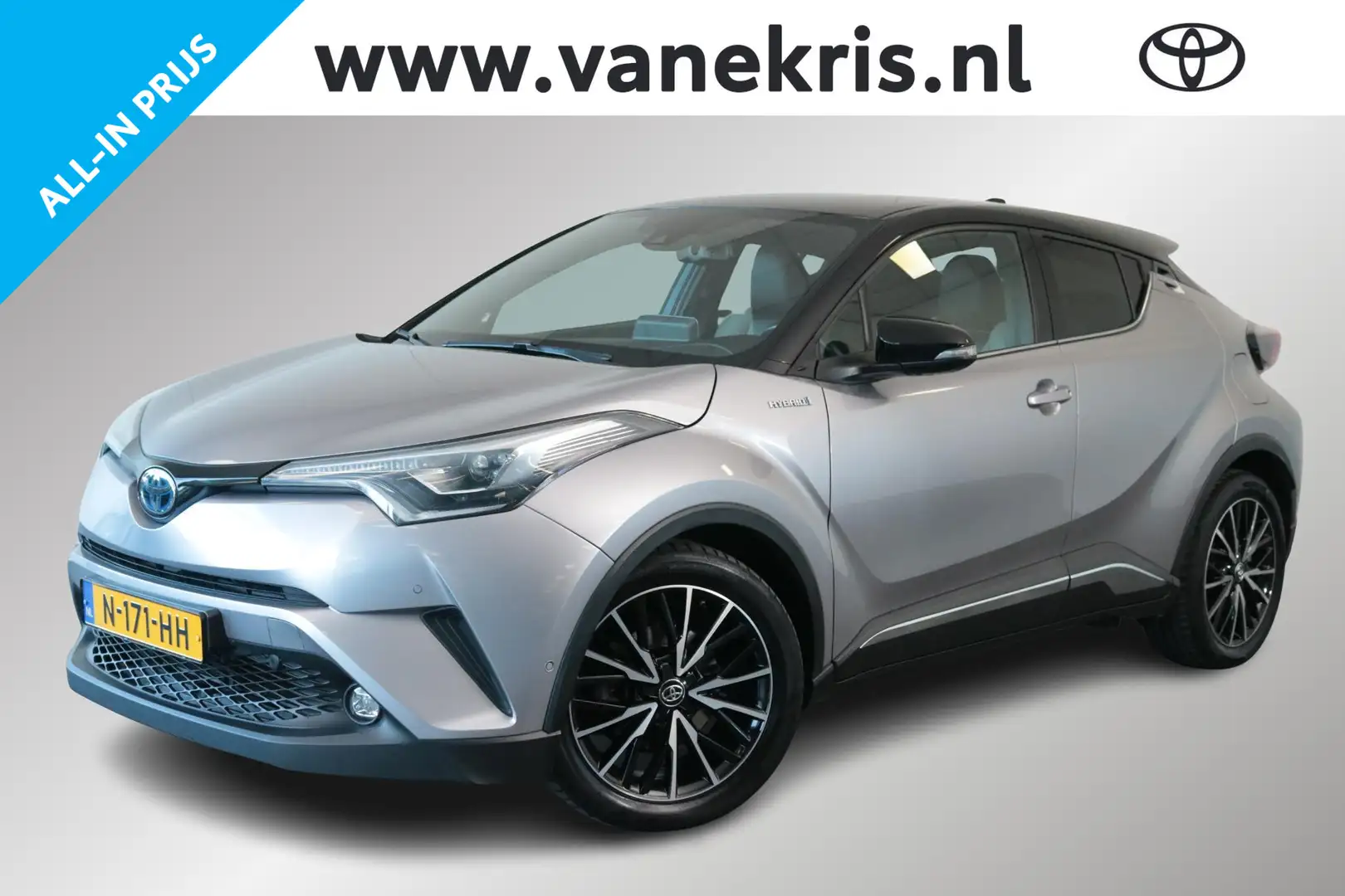 Toyota C-HR 1.8 Hybrid Bi-Tone Limited, Leder, Navi, JBL Stoel Grau - 1