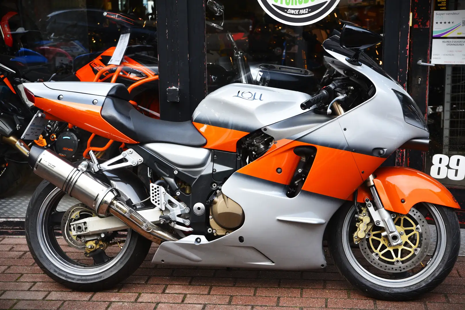 Kawasaki Ninja ZX-12R ***MOTO VERTE*** Grijs - 2