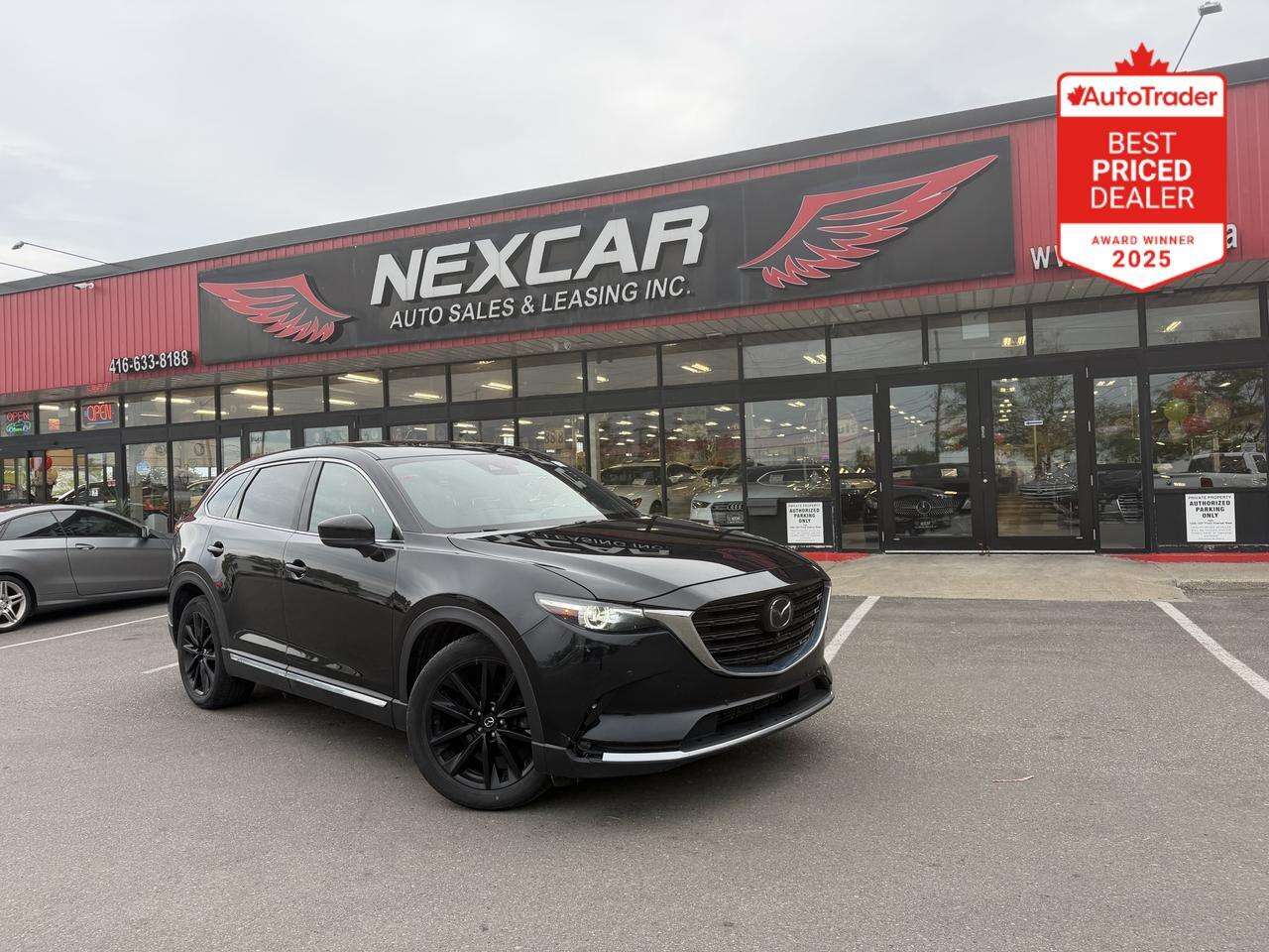 2023 Mazda CX-9 KURO EDITION AWD 7 PASS LEATHER SUNROOF NAV B/SPOT