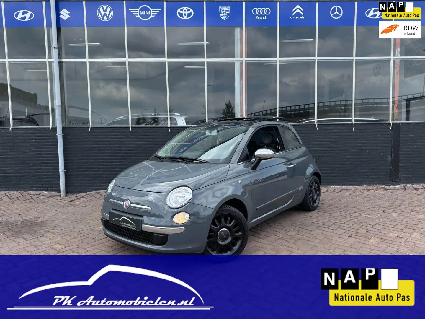 Fiat 500 1.2 Sport **SCHUIFDAK + AIRCO** Gris - 1