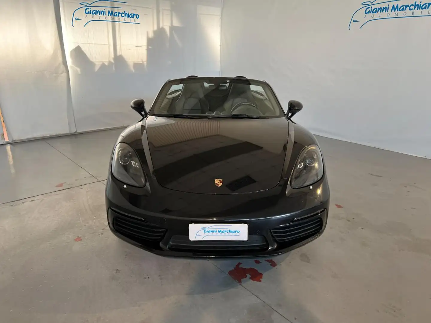Porsche Boxster 718 2.0 PDK SPORT CHRONO-PELLE-20"-SCARICO Schwarz - 2
