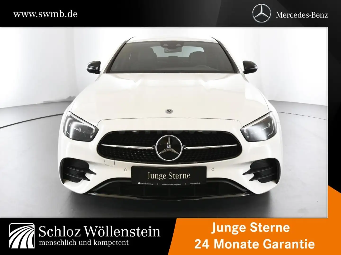 Mercedes-Benz E 400 d 4M AMG/Night/LED/AHK/Fahrass/RfCam/EDW Weiß - 2