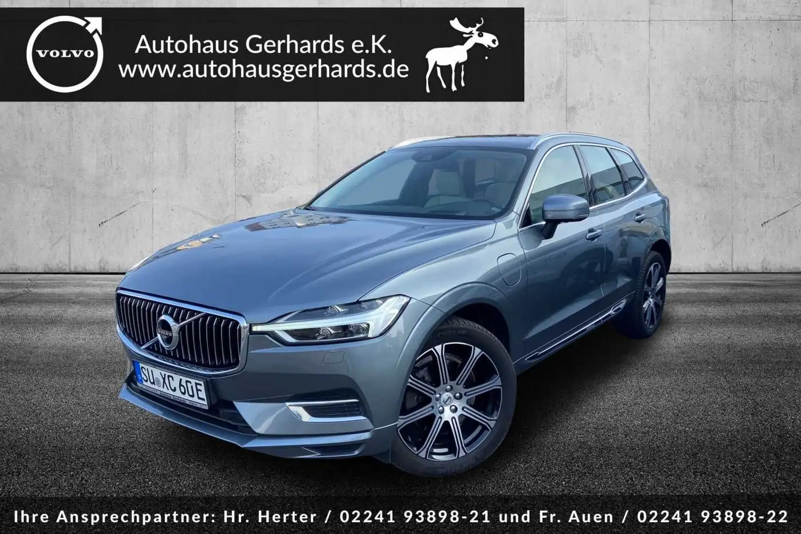 Volvo XC60 Plug-In-Hybrid T8 AWD, Inscription,Massage, Grau - 1