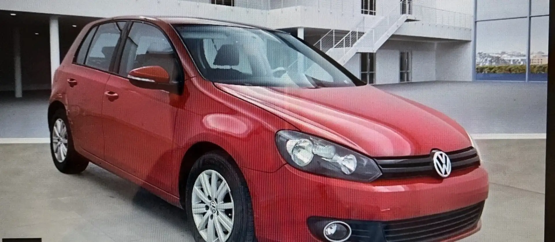 Volkswagen Golf 1.6TDI CR Advance 90 Rojo - 2