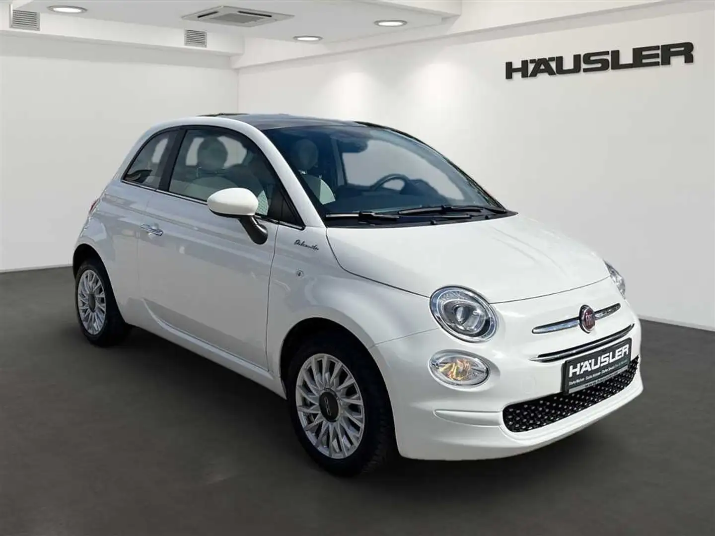 Fiat 500 1.0 GSE DolceVita mit Bluetooth*Tempomat*Klima Weiß - 2
