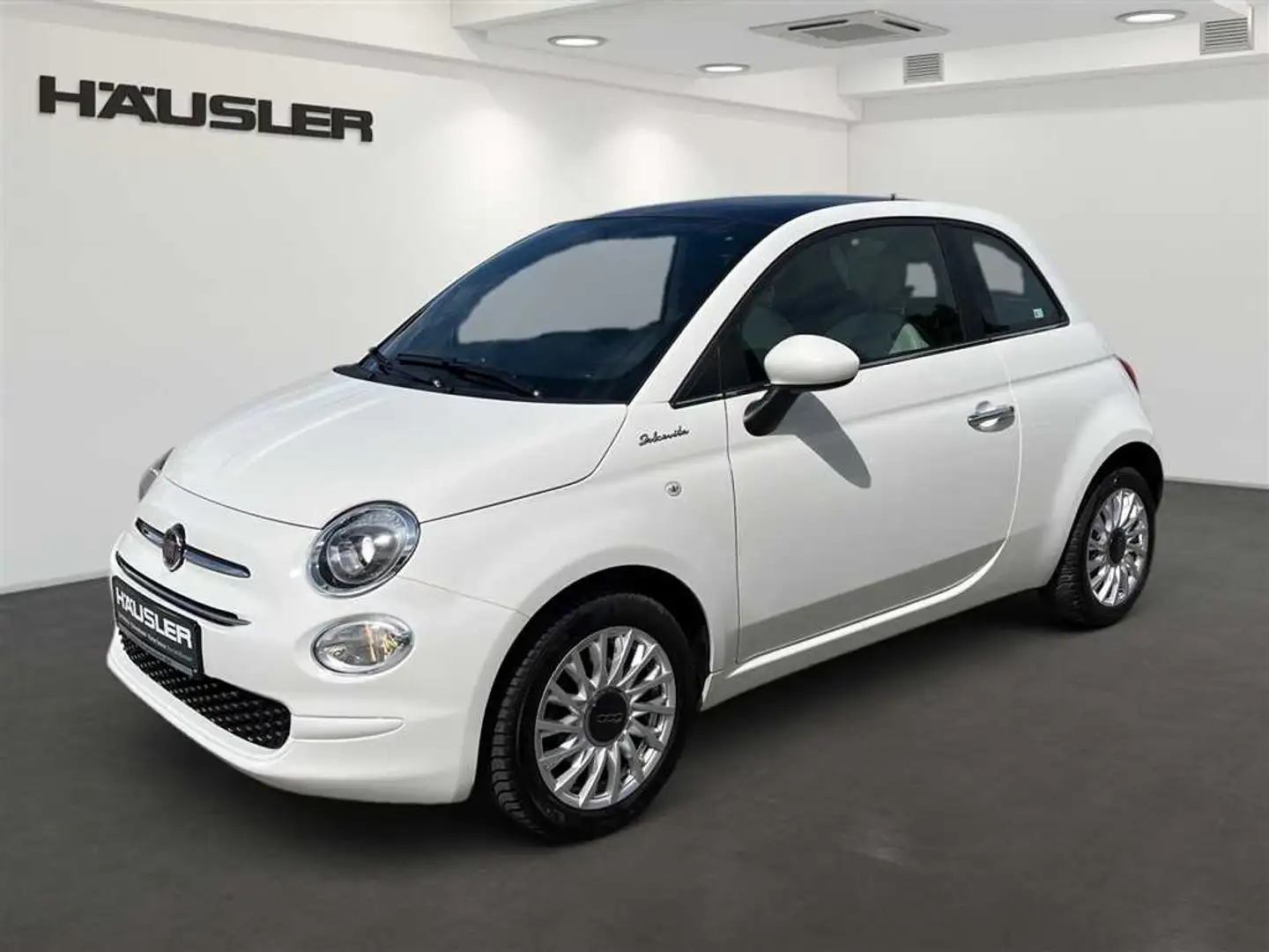 Fiat 500 1.0 GSE DolceVita mit Bluetooth*Tempomat*Klima Weiß - 1
