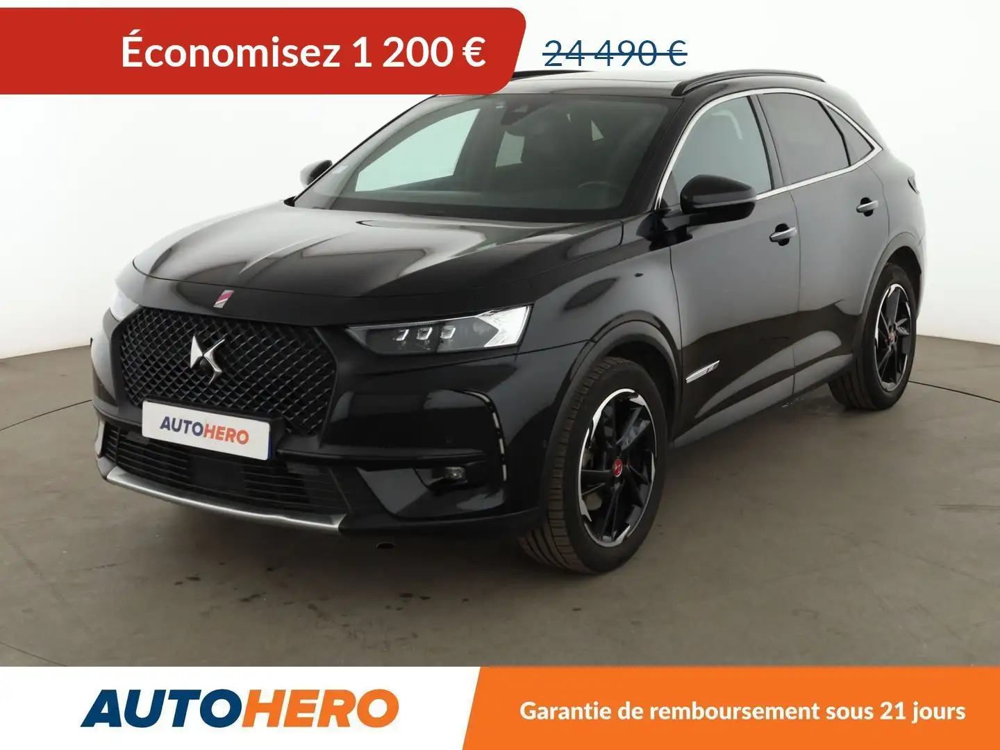 DS Automobiles DS 7 Crossback 1.5 Blue-HDi Performance Line + Automatique Noir - 1