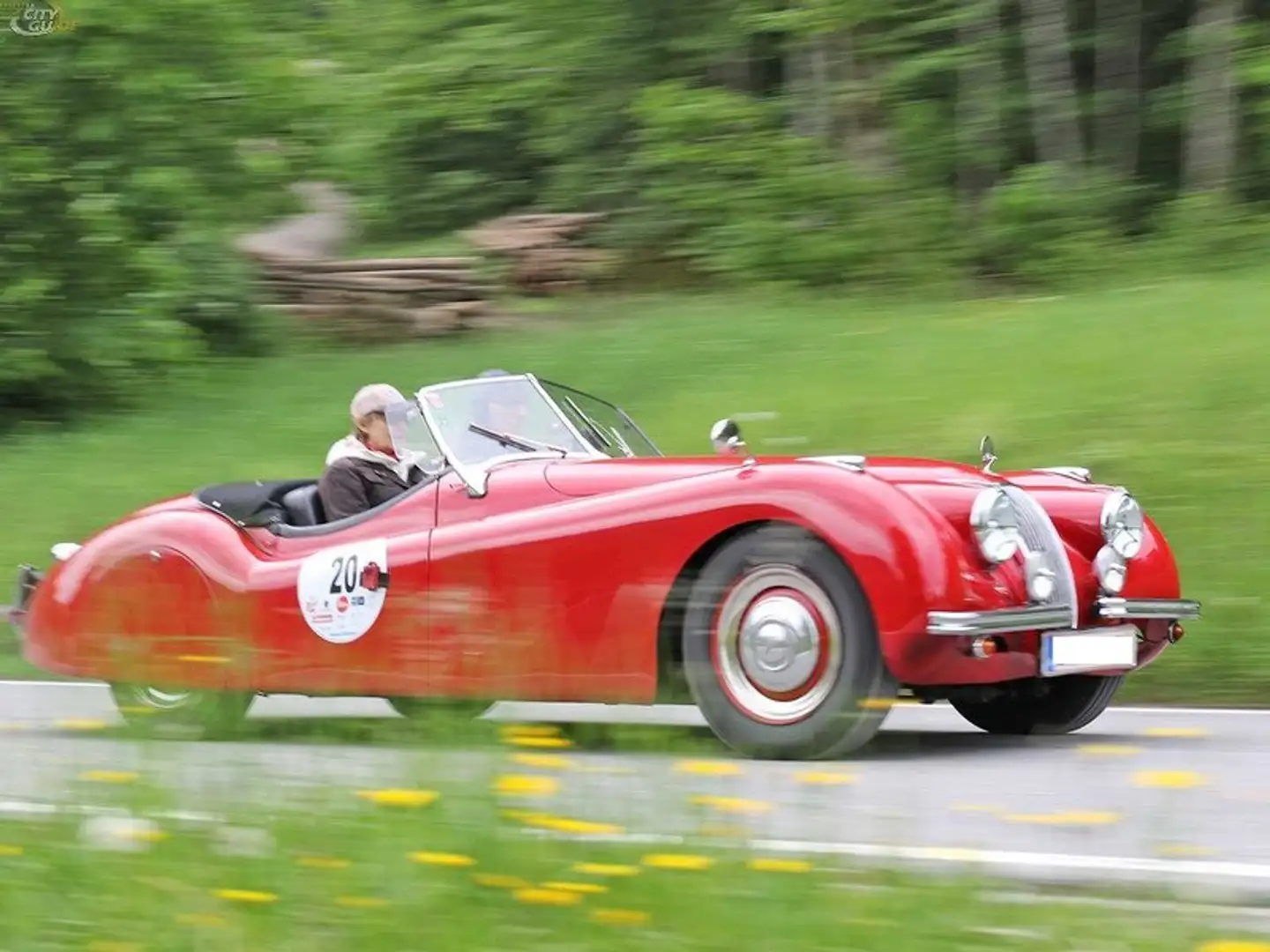 Jaguar XK 120 OTS Красный - 1