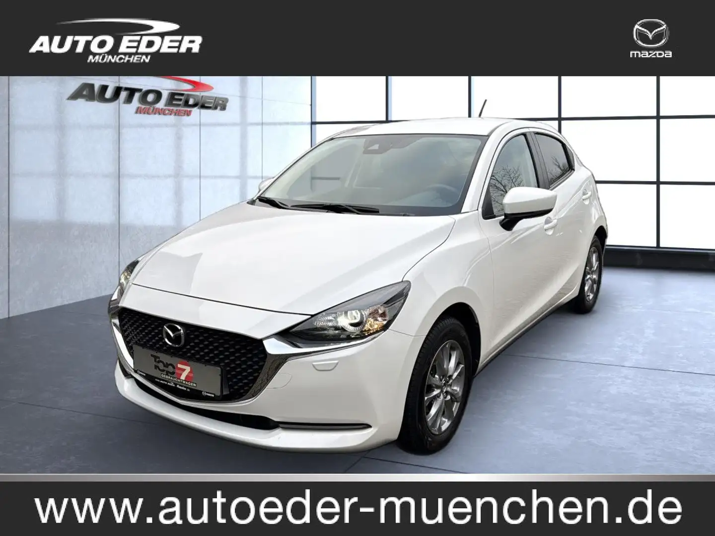 Mazda 2 Exclusive-Line Bluetooth LED Klima Einparkhilfe Weiß - 1