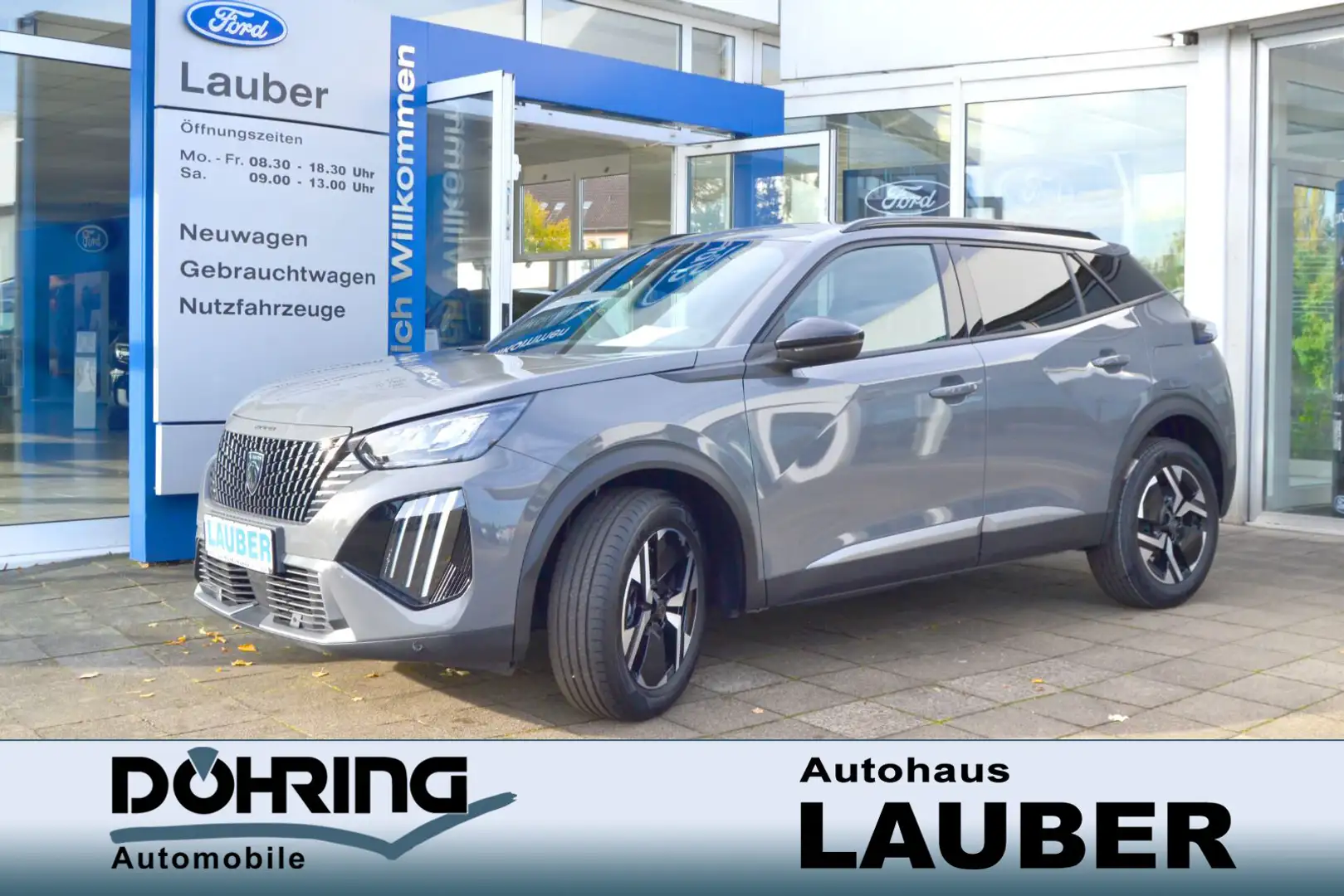 Peugeot 2008 2008 1,2 Allure AutoAC LMF PDC USB+DAB LED Grijs - 1