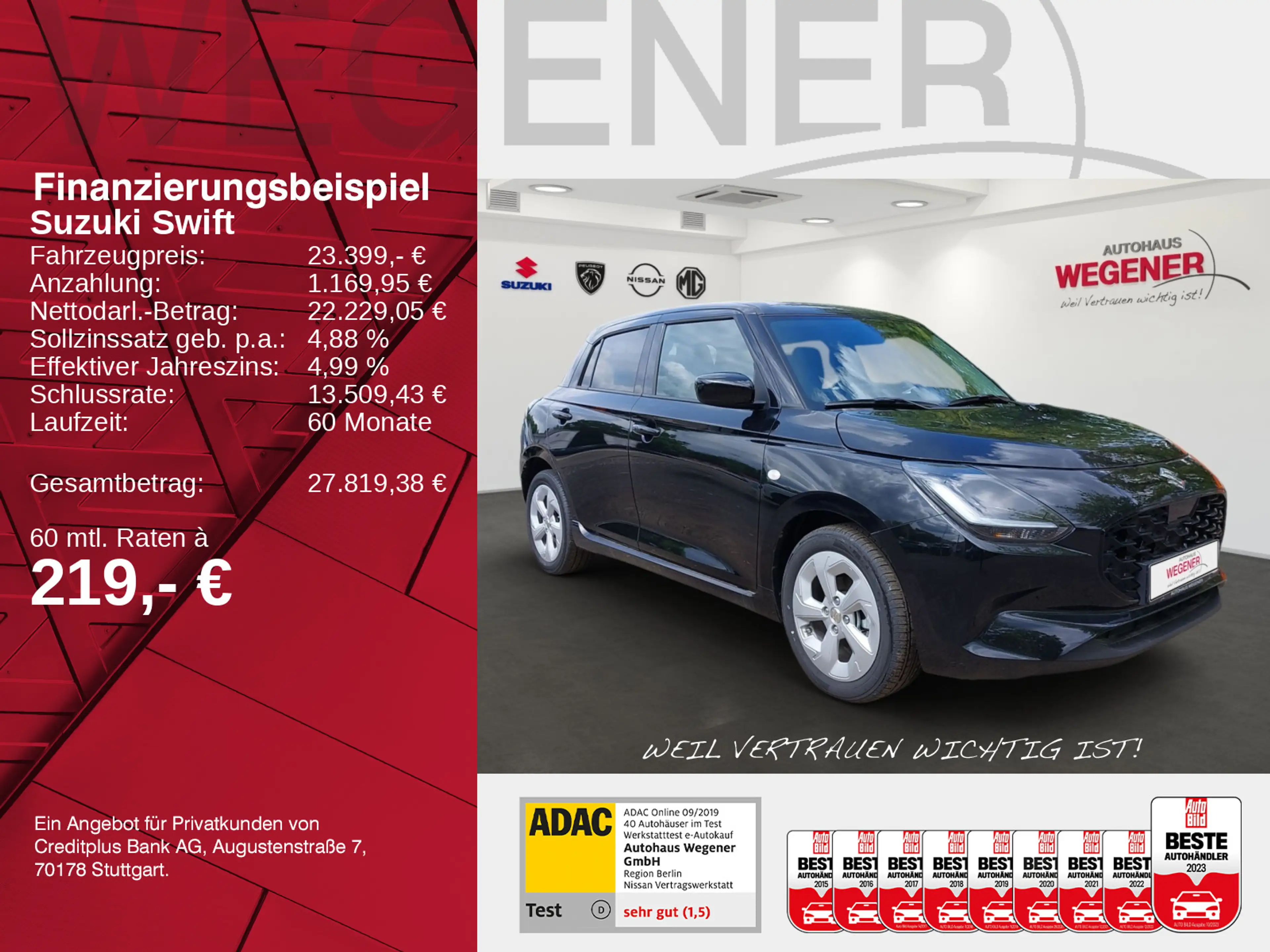 Suzuki Swift SWIFT COMFORT CVT HYBRID LED+ACC+NAVI+KAMERA+SHZ — photo 2