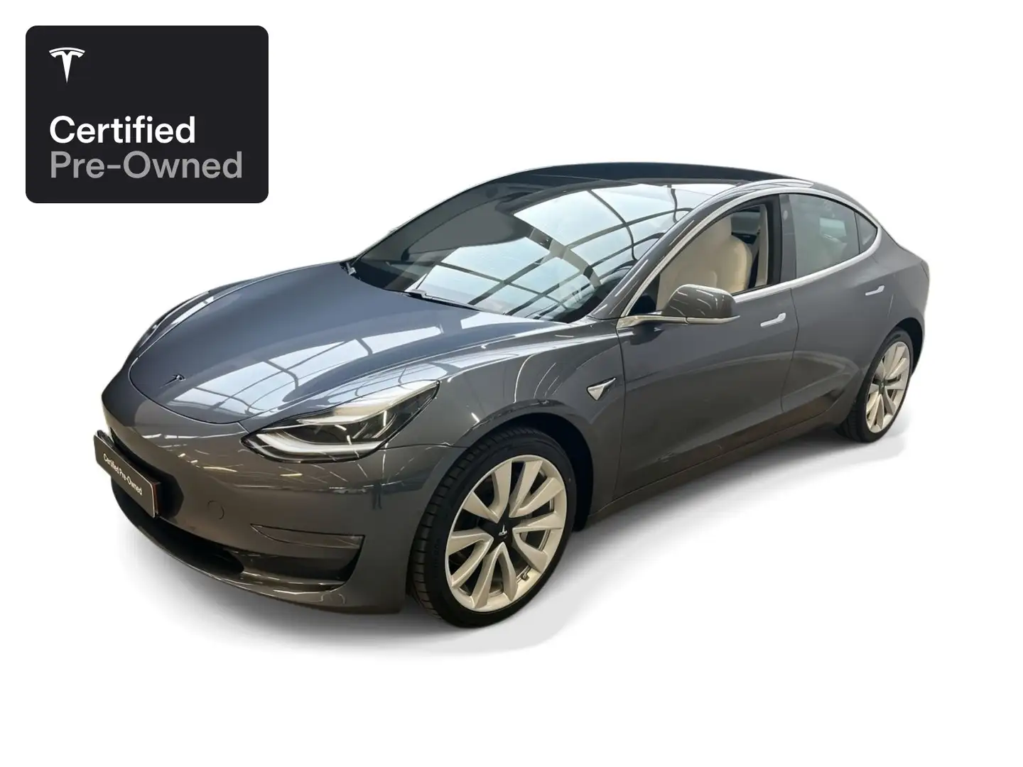 Tesla Model 3 Long Range AWD “Certified Pre-Owned” Zilver - 1