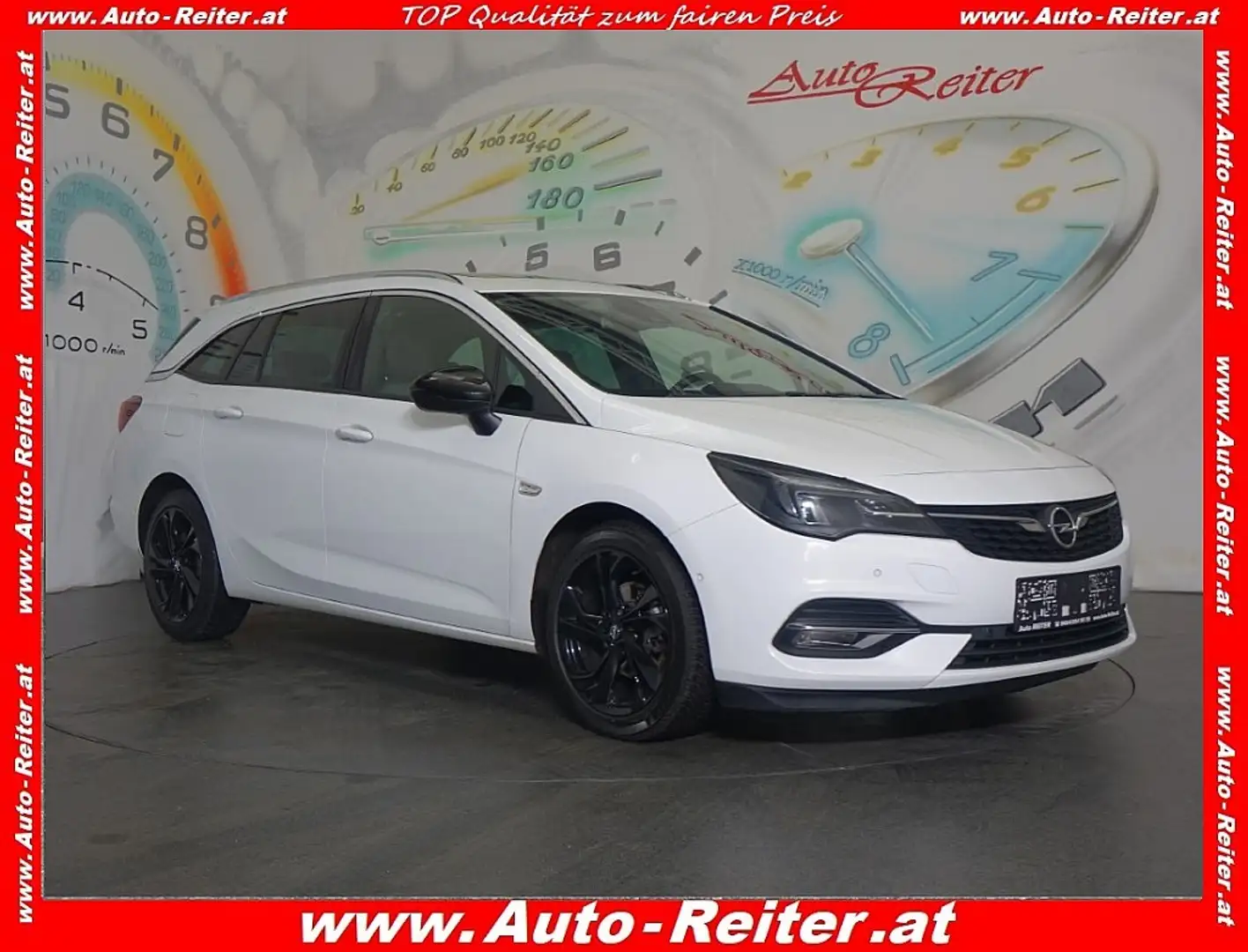 Opel Astra ST 1,5 CDTI Business Elegance *LED, NAVI, AHK* Blanc - 1