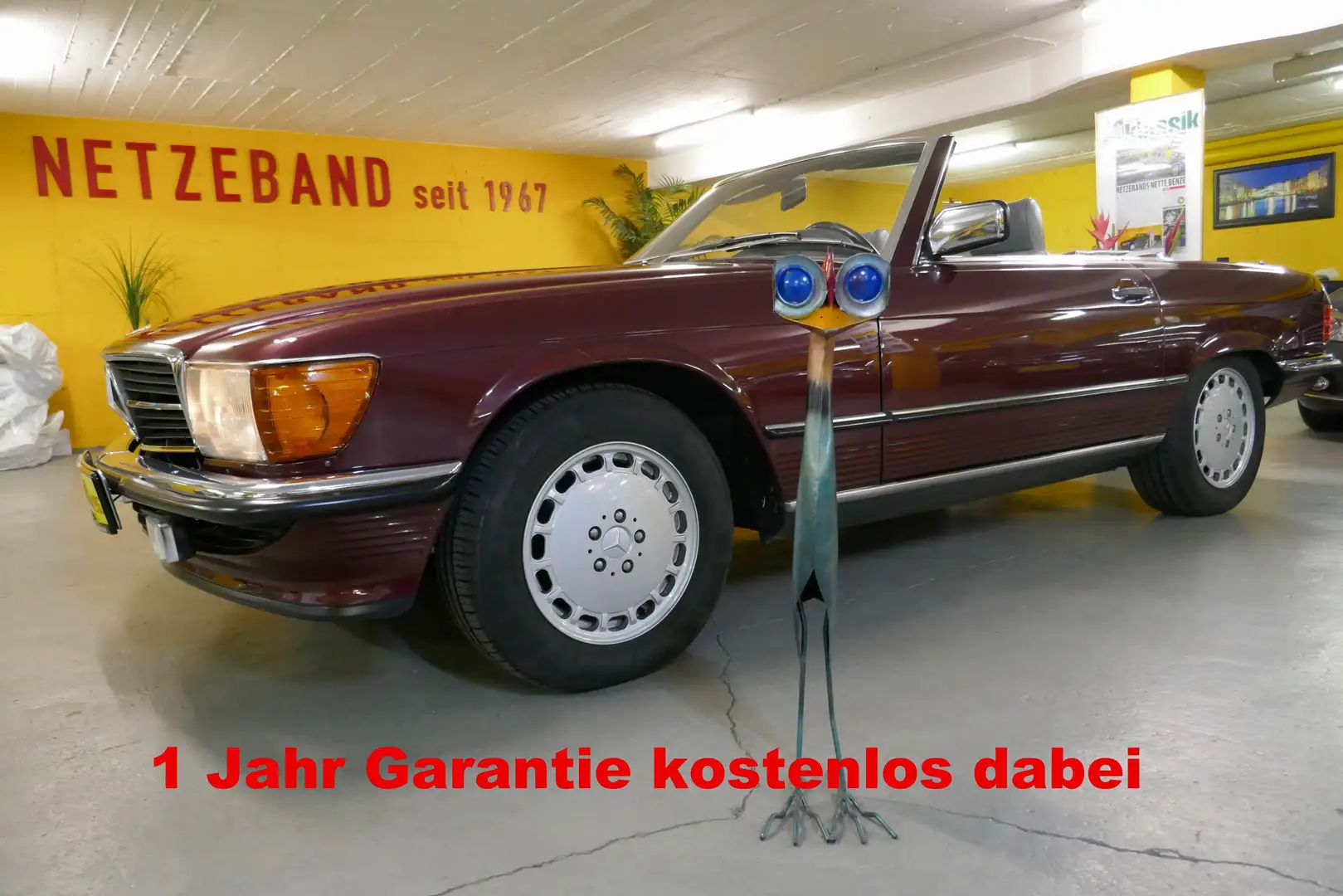 Mercedes-Benz SL 300 -GARANTIE- 2. Besitz- C.- Data 2+ = 68.000,- € Piros - 2